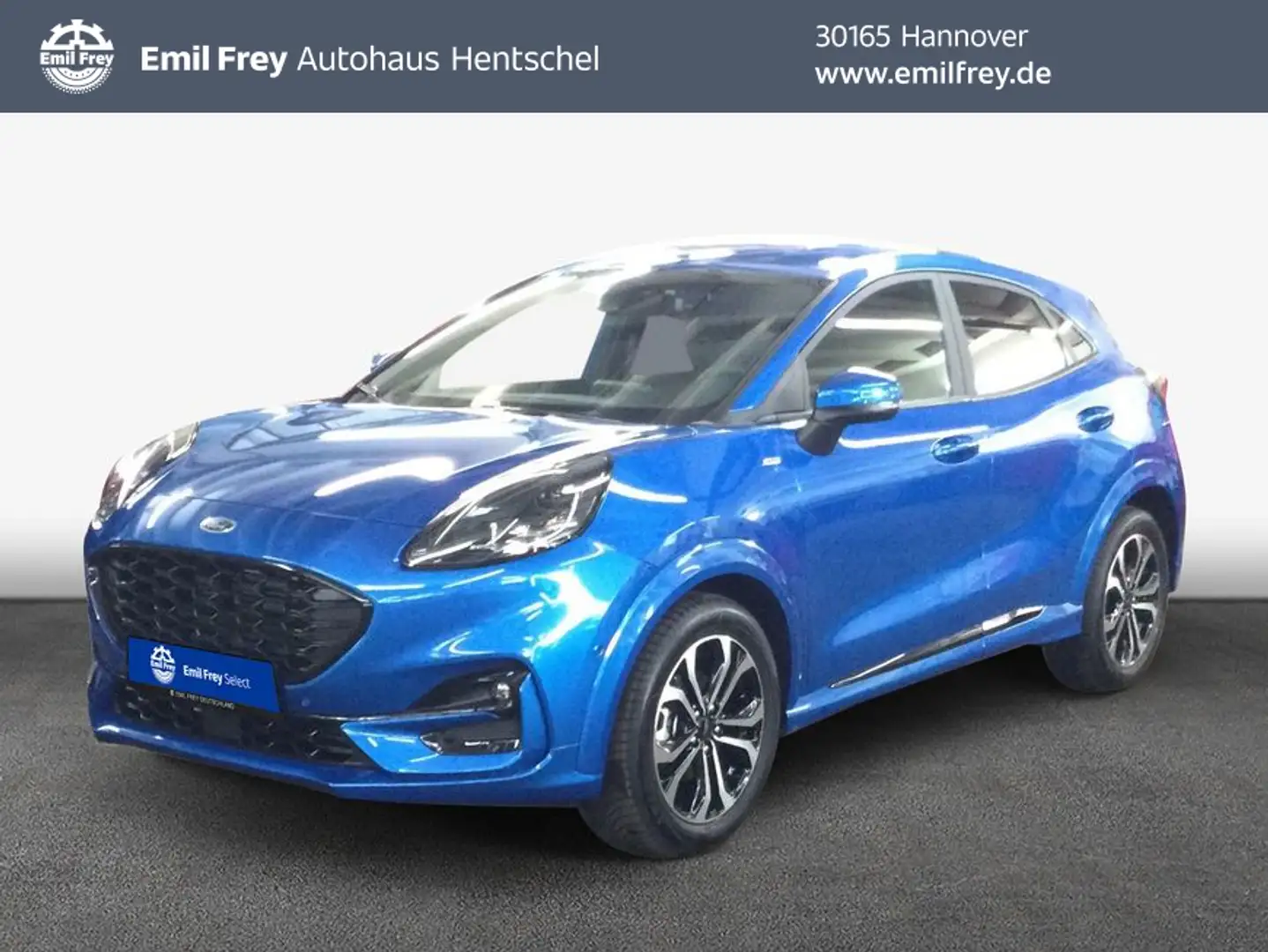 Ford Puma 1.0 EcoBoost Hybrid Aut. ST-LINE Blau - 1