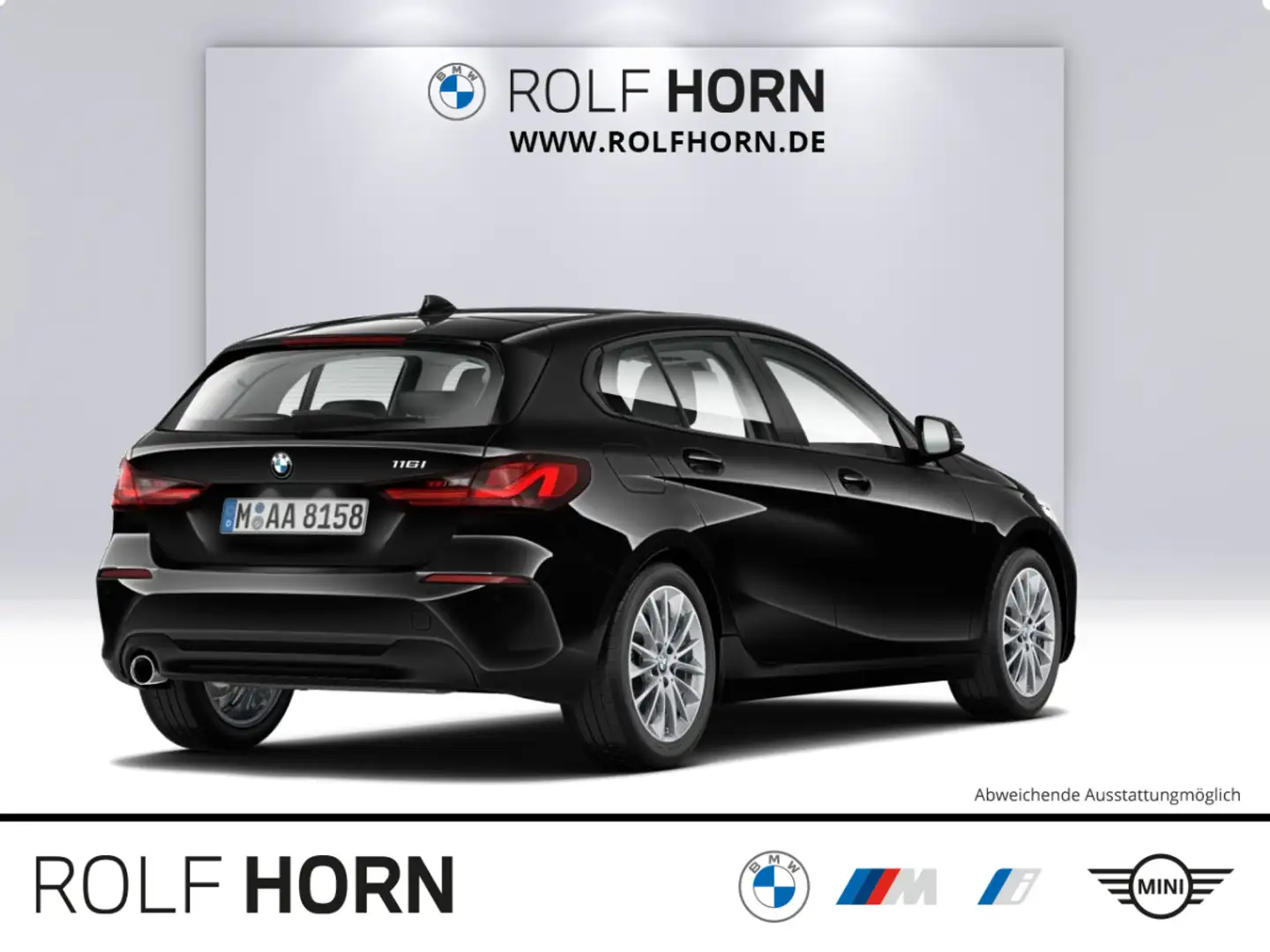 BMW 116 i Advantage Navi Klima LED DAB PDC SHZ 17" Schwarz - 2