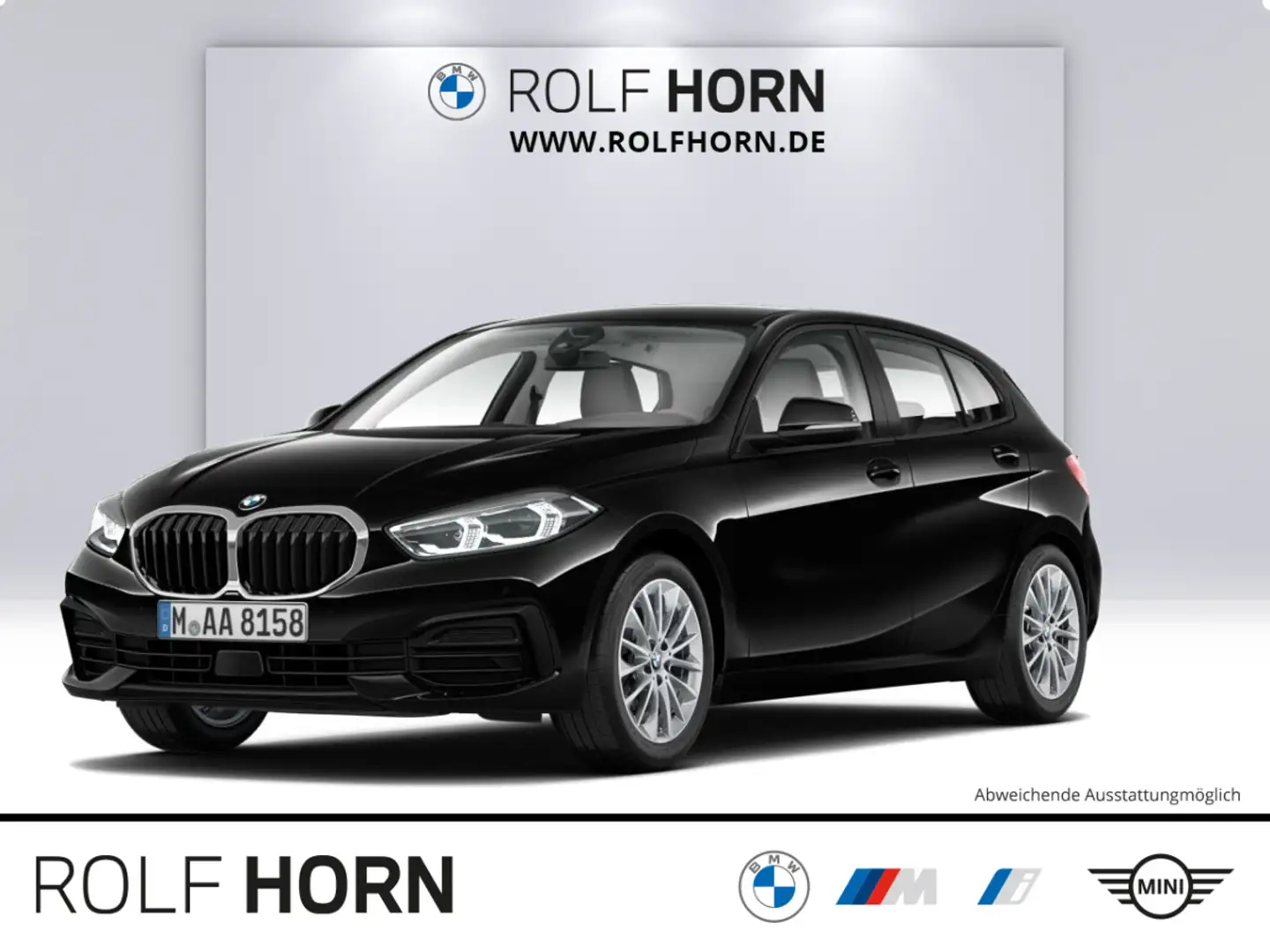 BMW 116 i Advantage Navi Klima LED DAB PDC SHZ 17" Schwarz - 1