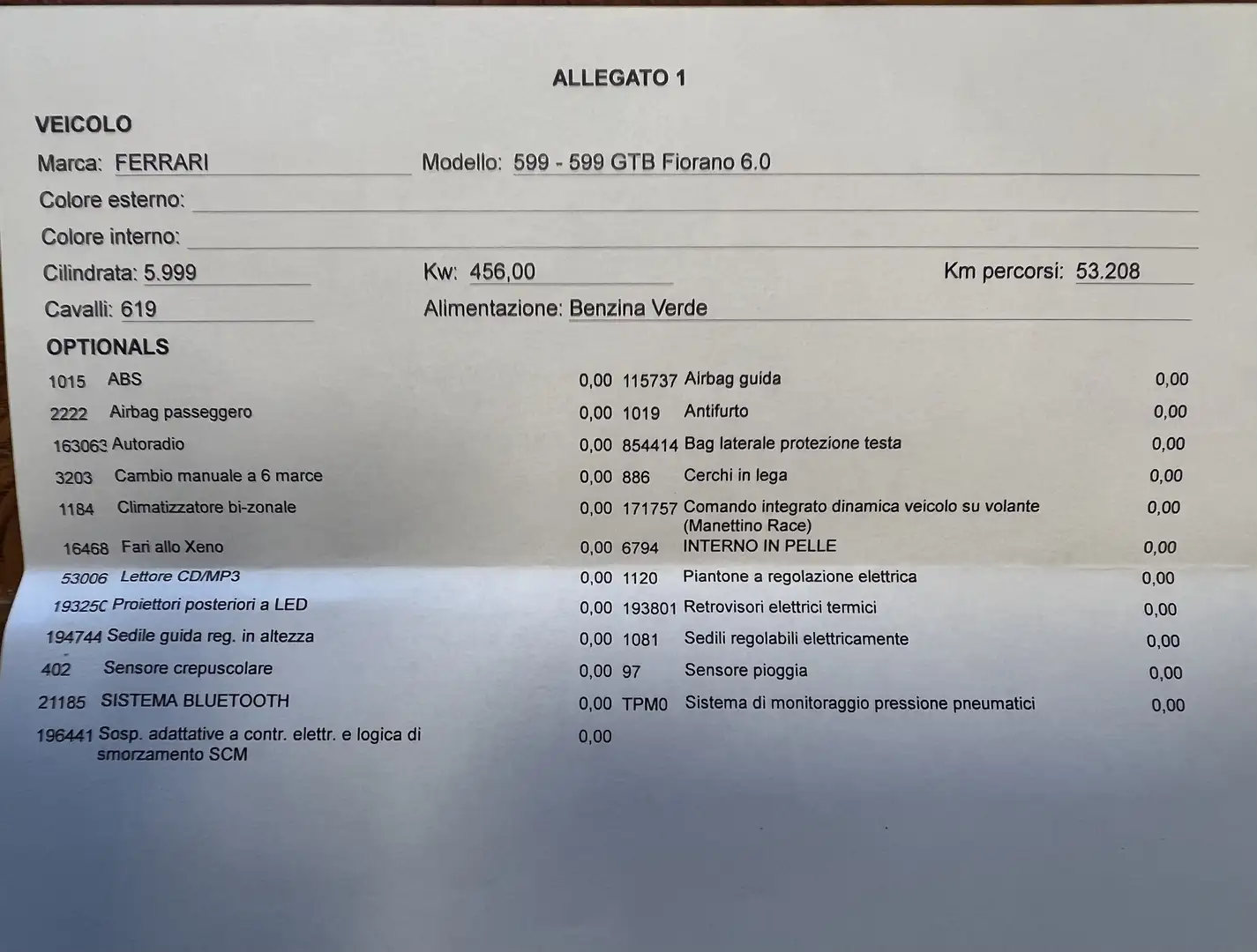 Ferrari 599 GTB Fiorano 6.0 F1 freni carbo ceramici - 2