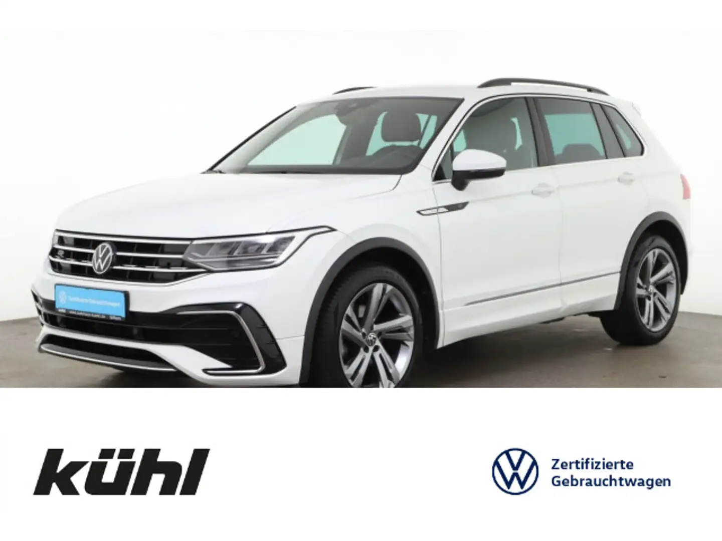Volkswagen Tiguan 2.0 TDI R line LED/ACC/Standhzg./Navi Weiß - 1