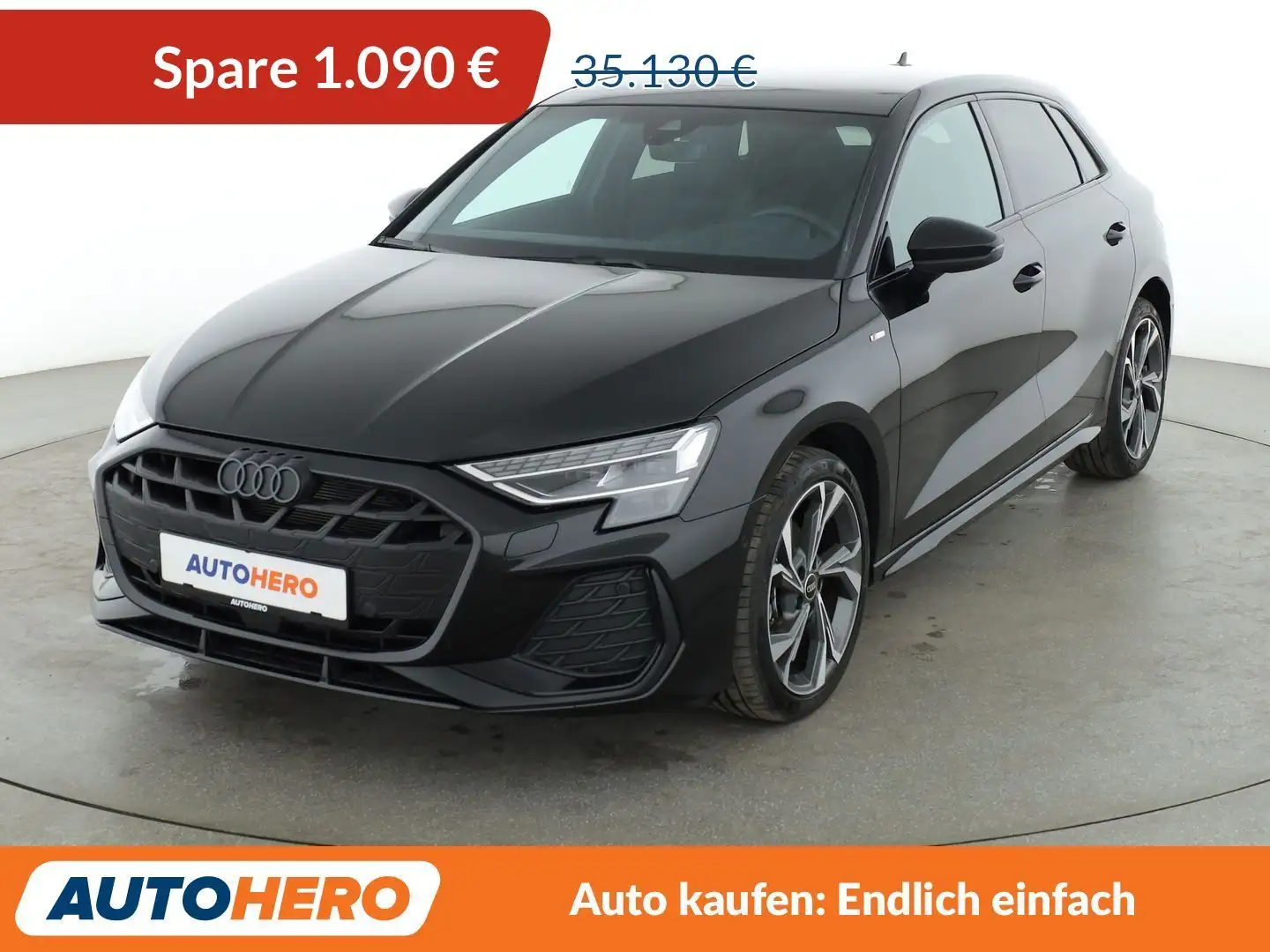 Audi 35 TFSI S line Aut. *NAVI*VC*LED*ACC*CAM* Noir - 1