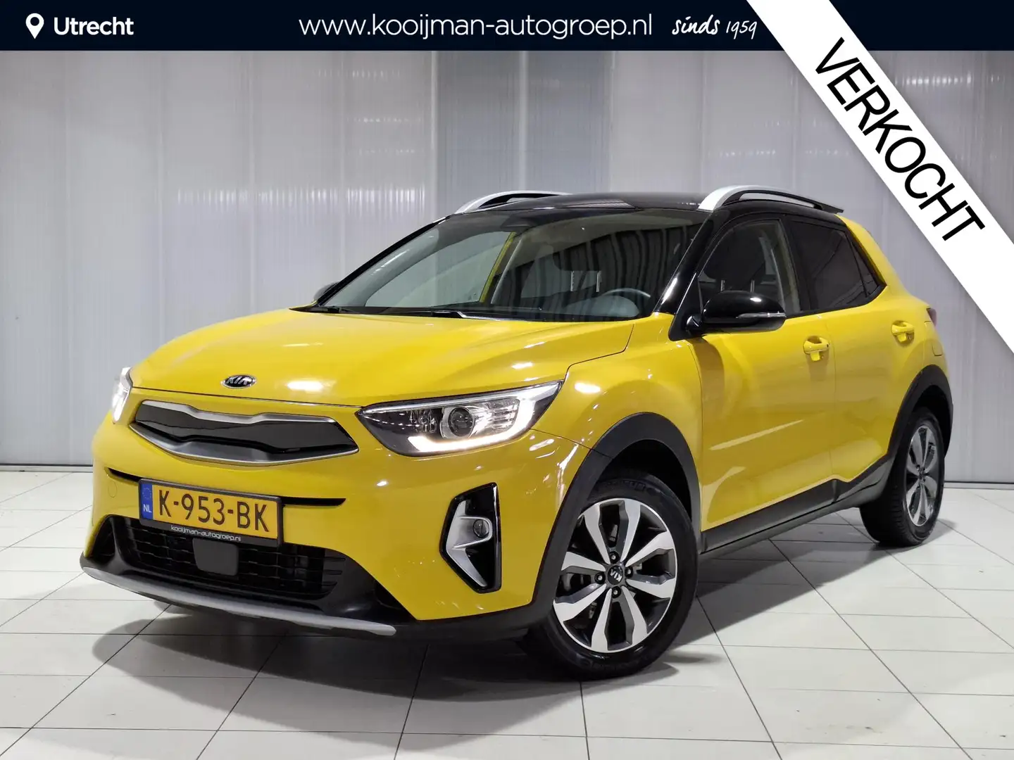 Kia Stonic 1.0 T-GDi MHEV DynamicPlusLine Apple Carplay/Andro Jaune - 1