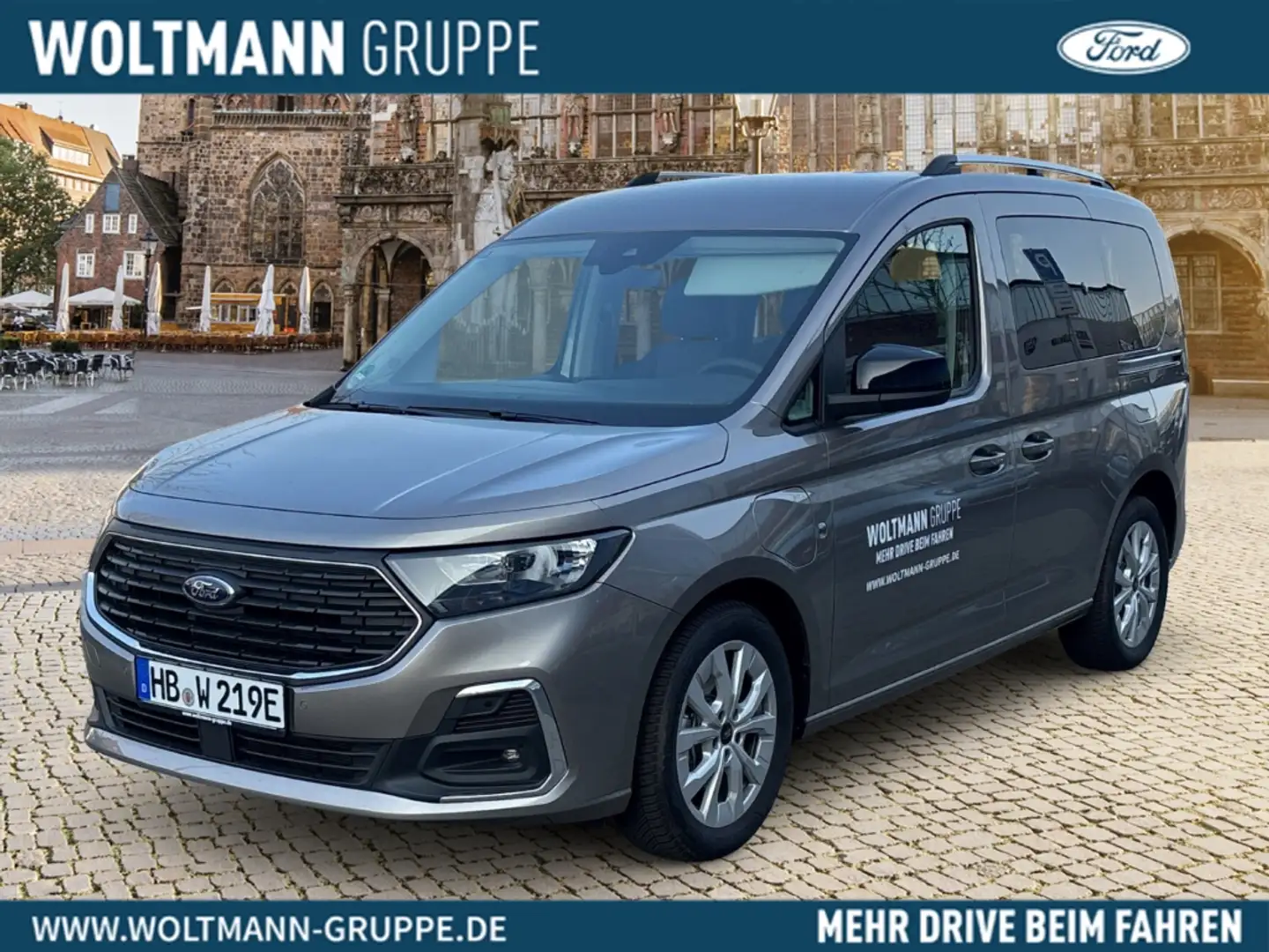 Ford Tourneo Connect PHEV Titanium 1.5 EB EU6e Navi  AppleAndroid Silber - 1