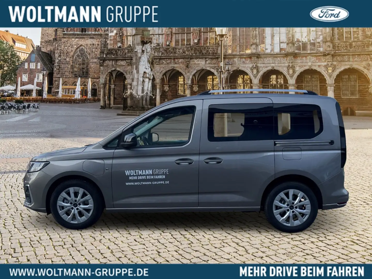 Ford Tourneo Connect PHEV Titanium 1.5 EB EU6e Navi  AppleAndroid Silber - 2