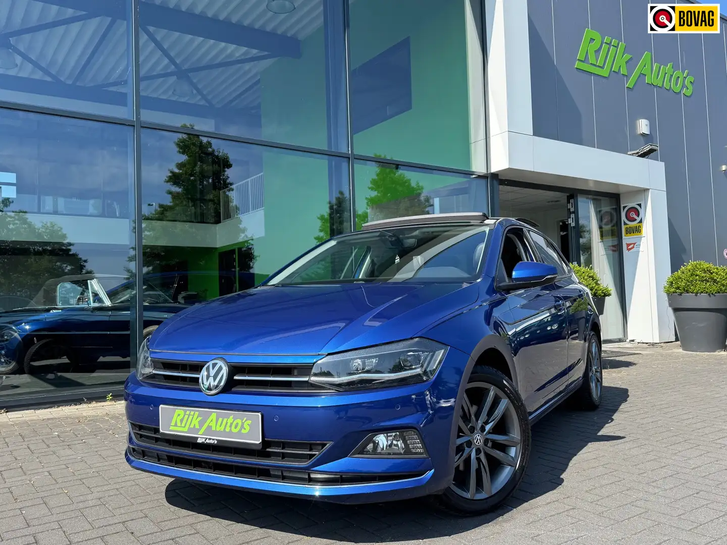Volkswagen Polo 1.0 TSI Highline * Panoramadak * Led * Virtual Coc Blau - 1