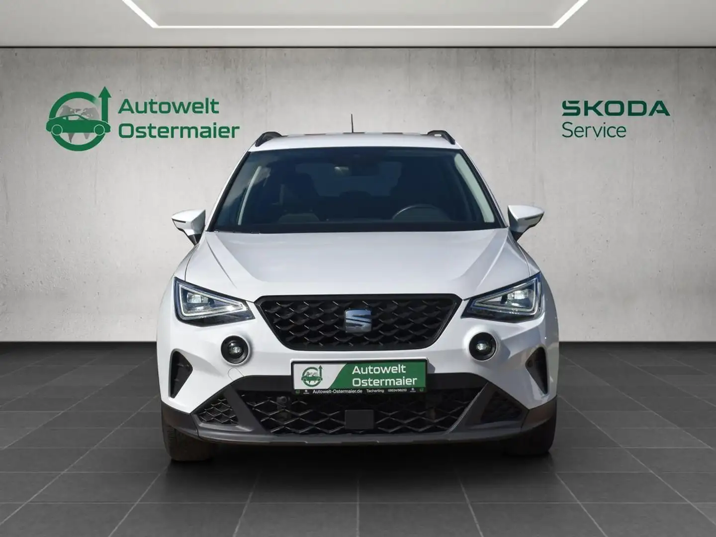 SEAT Arona 1.0 TSI DSG Style*Fulllink*Navi*LED* Weiß - 2