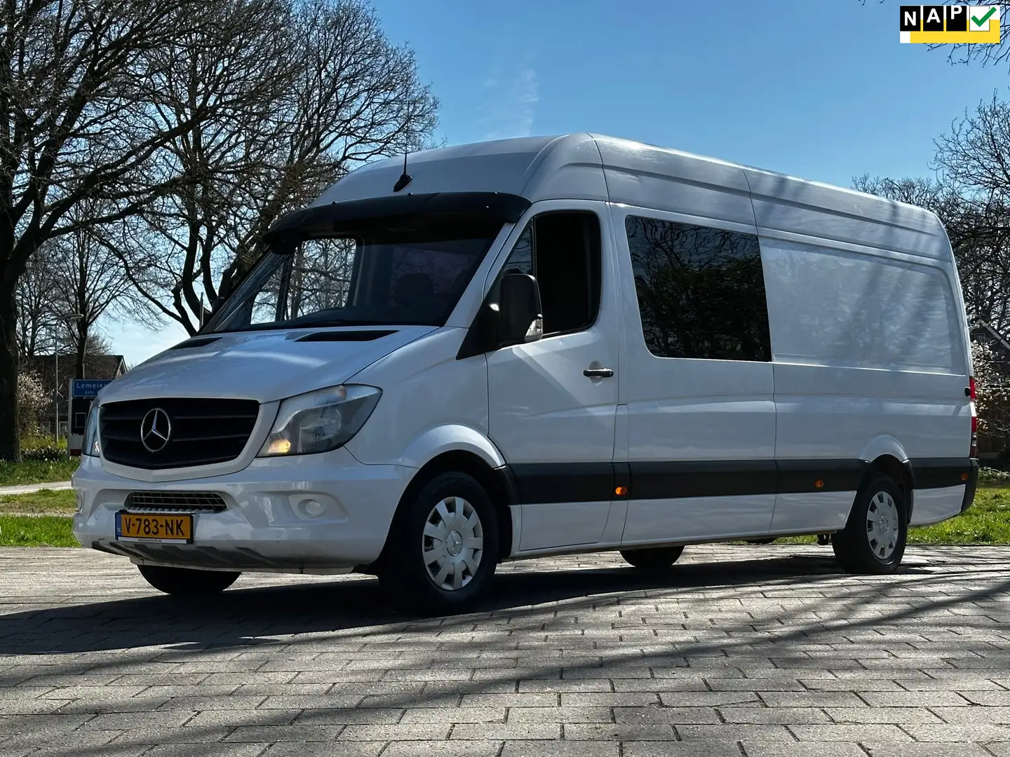 Mercedes-Benz Sprinter 414 2.2 CDI 432 HD, DUBBELCABINE, 3500 KG trekgewi Bianco - 1