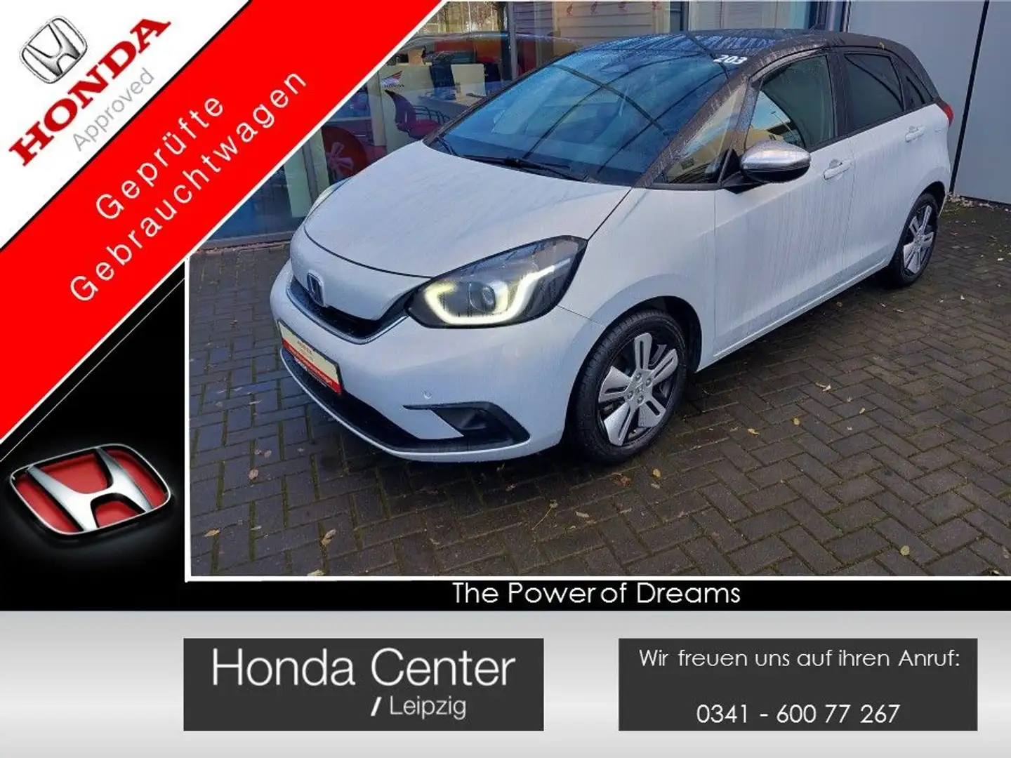 Honda Jazz 1.5 i-MMD Hybrid Executive LED/Navi/Kamera Weiß - 1