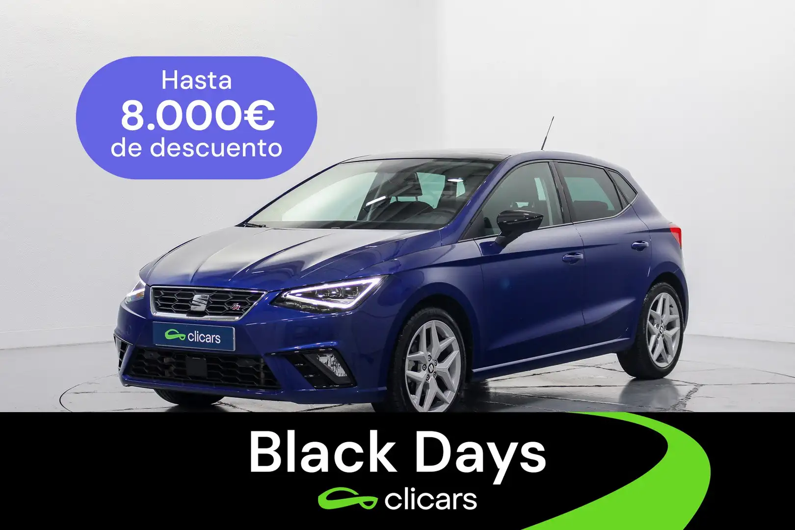 SEAT Ibiza 1.0 TSI S&S FR 115 Bleu - 1