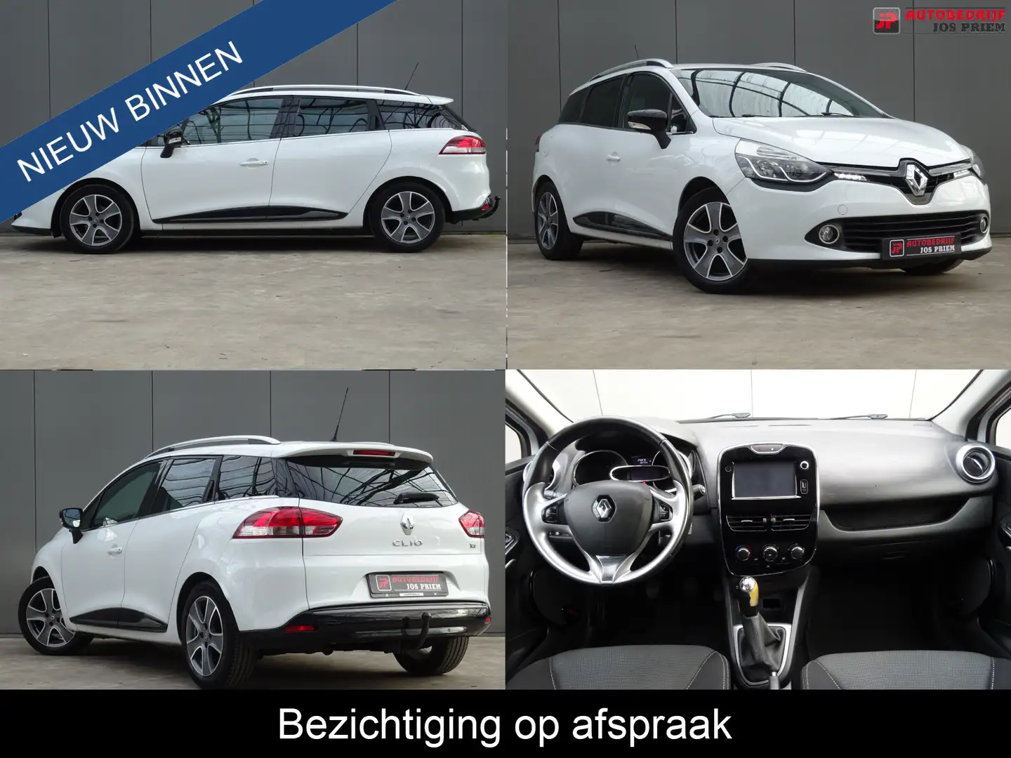 Renault Clio Estate 0.9 TCe Night&Day * TREKHAAK, NAVIGATIE !! Blanc - 1