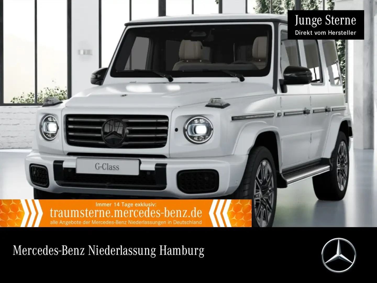 Mercedes-Benz G 450 d Exclusive Burmester 3D AMG 360° Multibeam Weiß - 1