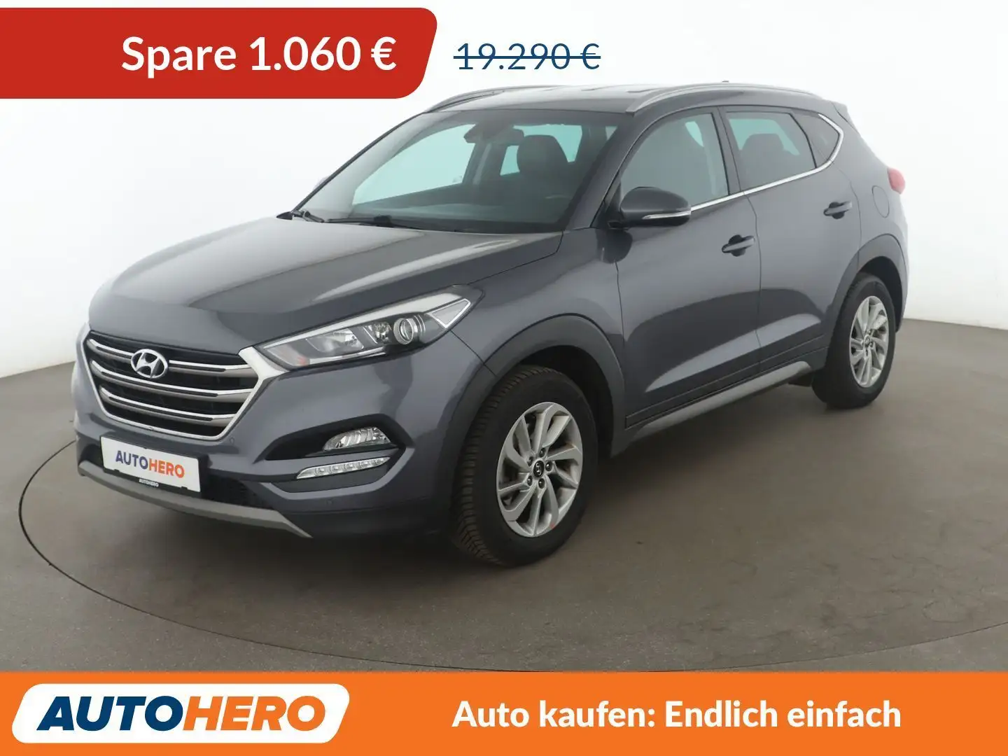 Hyundai TUCSON 1.6 TGDI Style 4WD Aut*NAVI*TEMPO*CAM*PDC*SHZ* Gris - 1