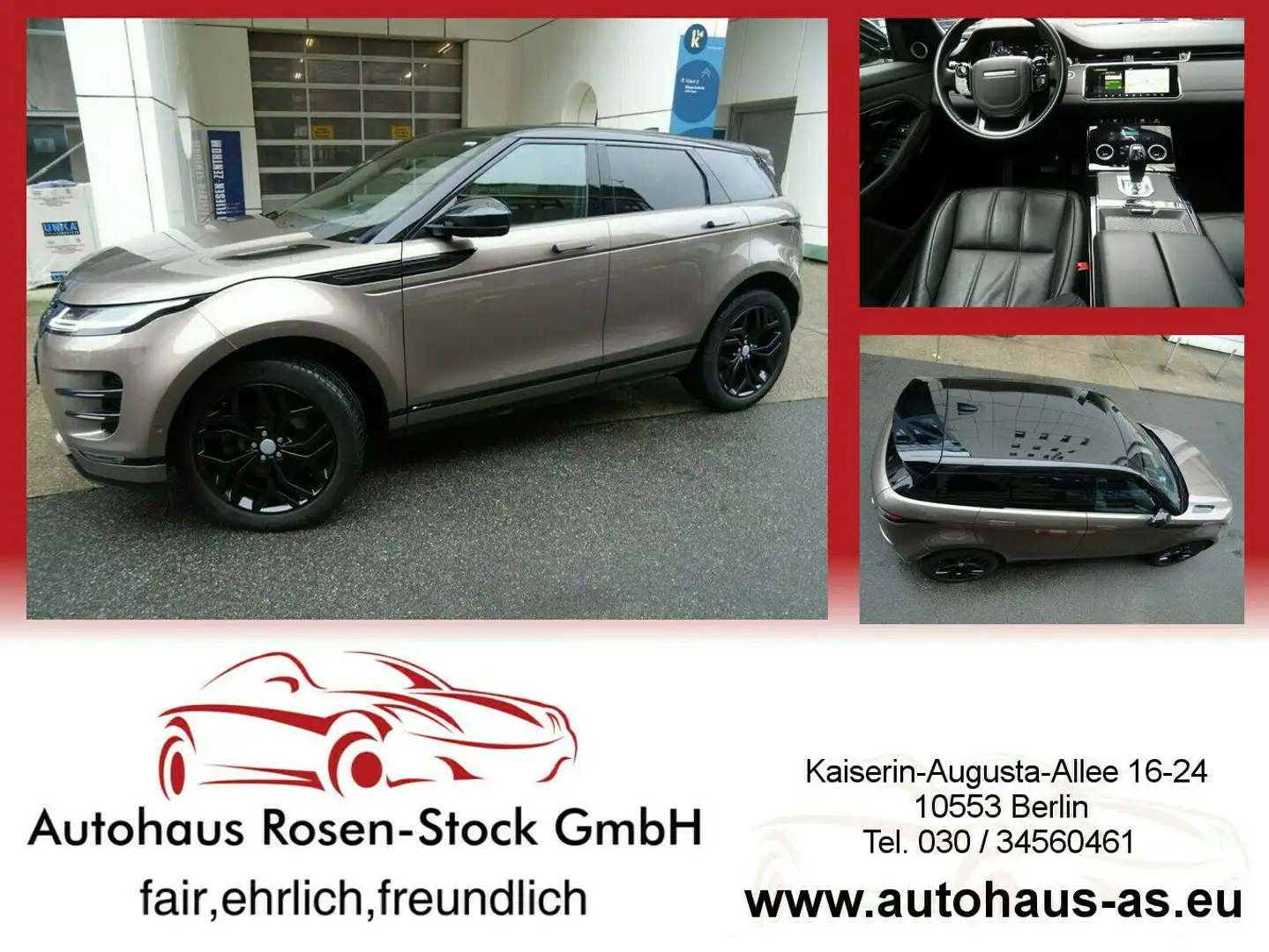 Land Rover Range Rover Evoque D180 R-Dynamic AWD,Leder,Panorama,Assist Paket,Mem Maro - 1