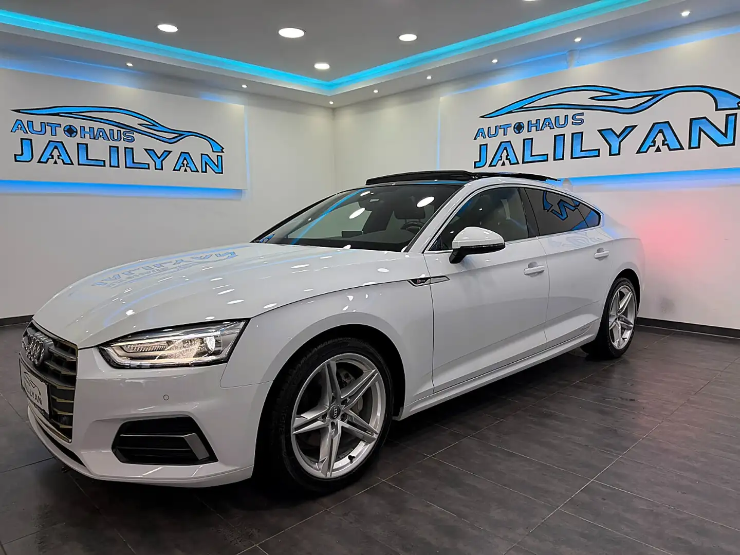 Audi A5 2,0 TDI quattro 3xS-Line, PANO,VIRTUAL, LED+XEN... Weiß - 2
