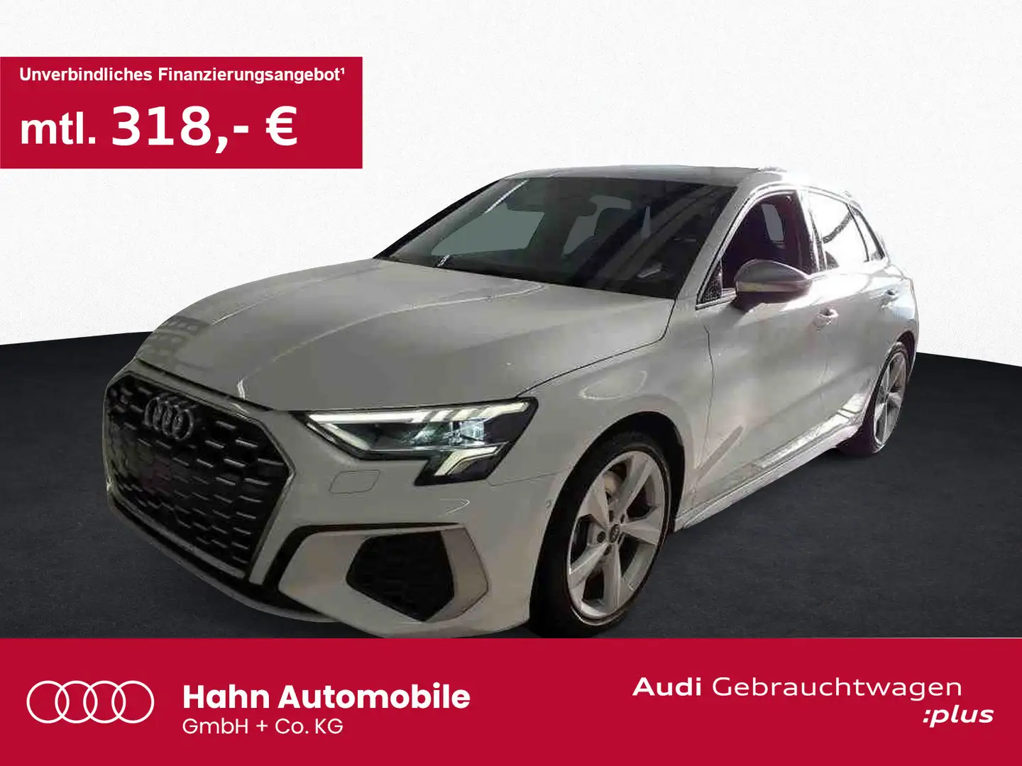 Audi S3 2.0TFSI quattro S-trc HUD Virtual L Weiß - 1