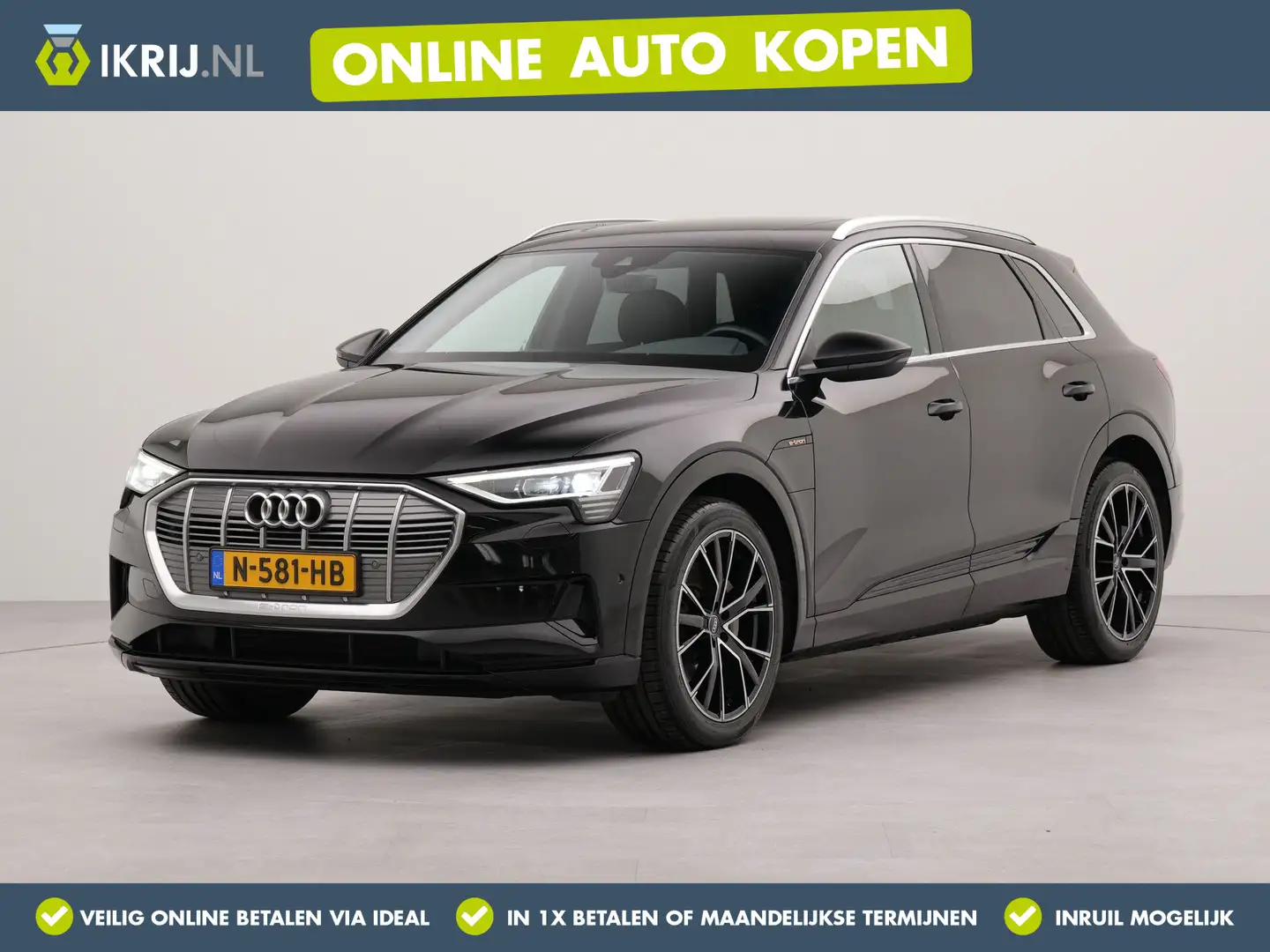 Audi e-tron 55 quattro Advanced edition Plus 95 kWh | Electr. Zwart - 1