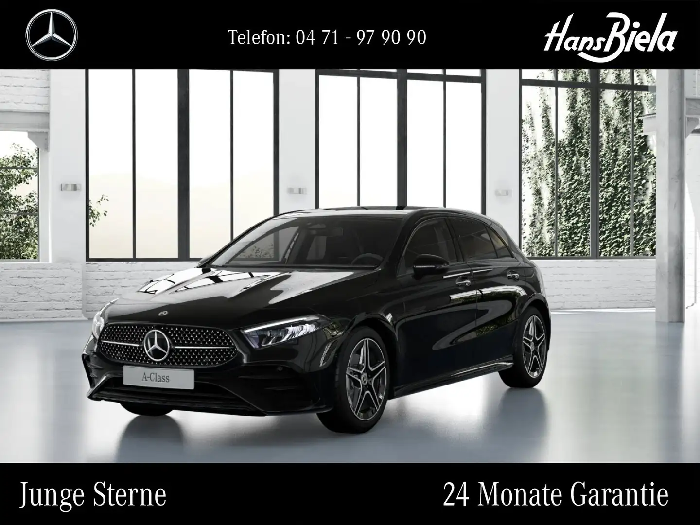 Mercedes-Benz A 180 A 180 AMG/Adv+Night/Pano/LED/Kam/TW/Keyless/Ambi Schwarz - 1