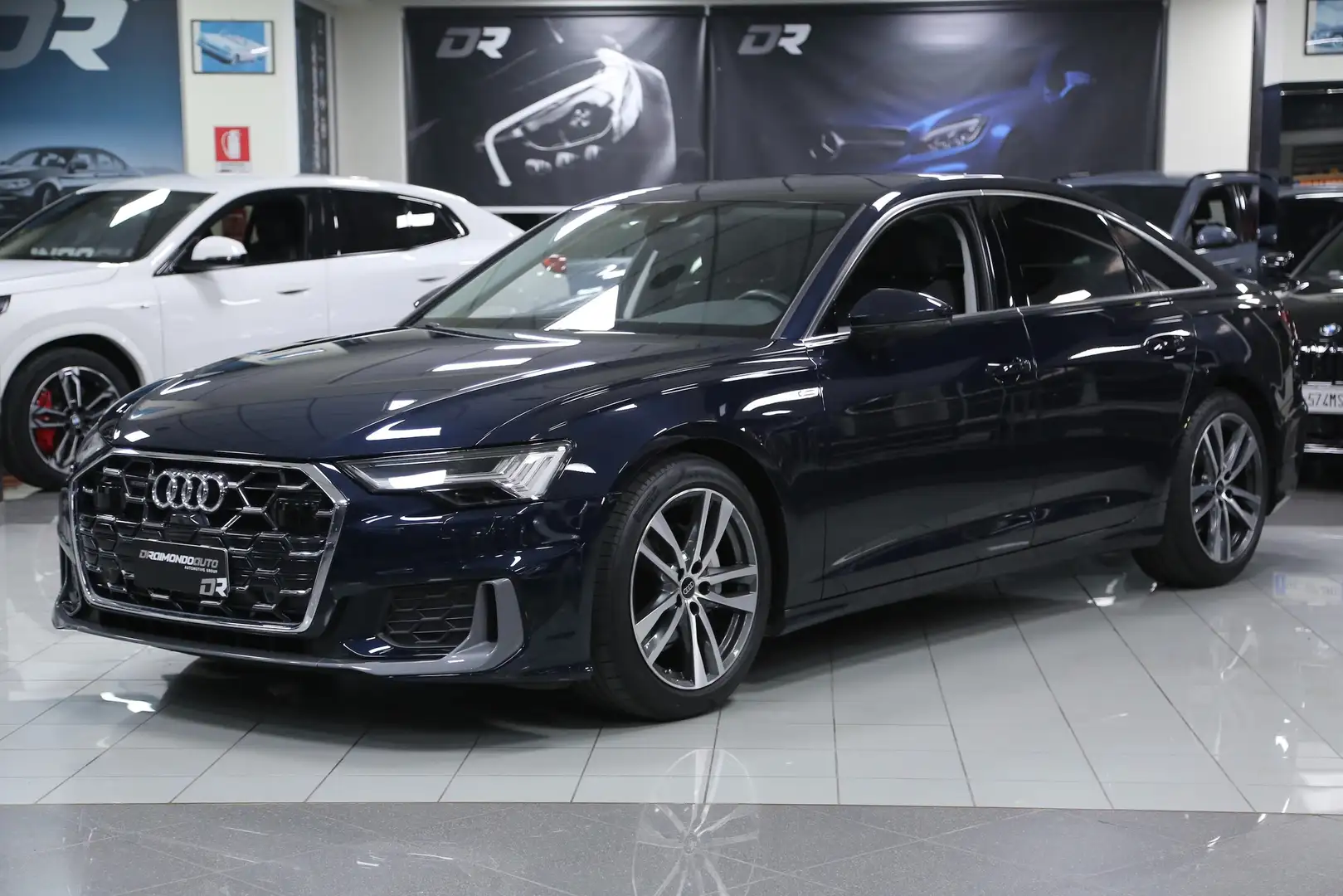 Audi A6 40 2.0 TDI quattro 204 cv mhev S tronic S line Bleu - 1