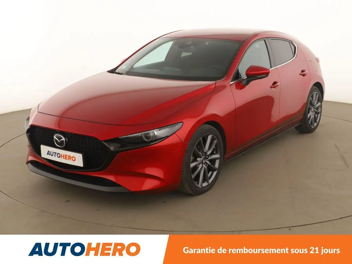 Mazda 3 2.0 Skyactiv-G M-Hybrid Sportline BVM6 Rouge - 1