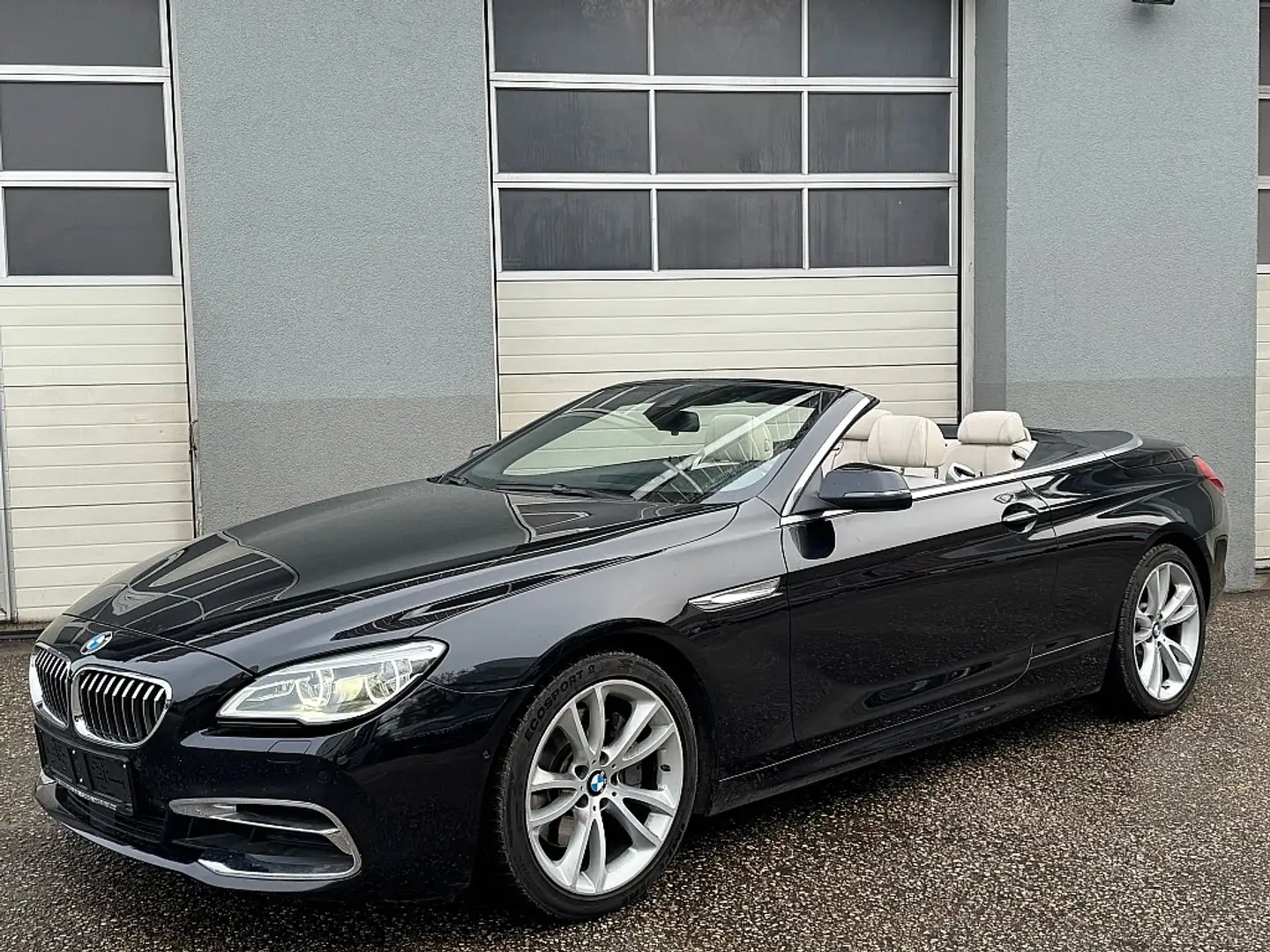 BMW 640 d Cabrio xDrive Aut. Noir - 1