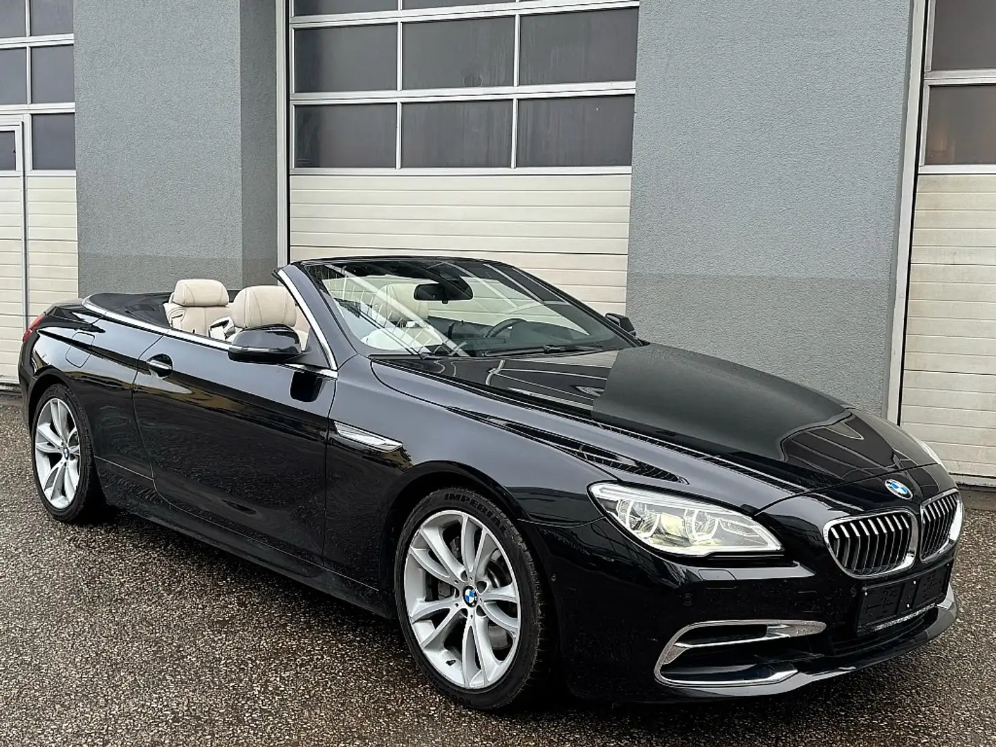 BMW 640 d Cabrio xDrive Aut. Schwarz - 2