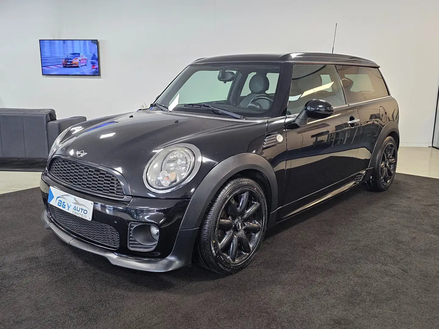 MINI Cooper D Clubman 1.6 DPF Start/Stop - Leder - Airconditioning Zwart - 1