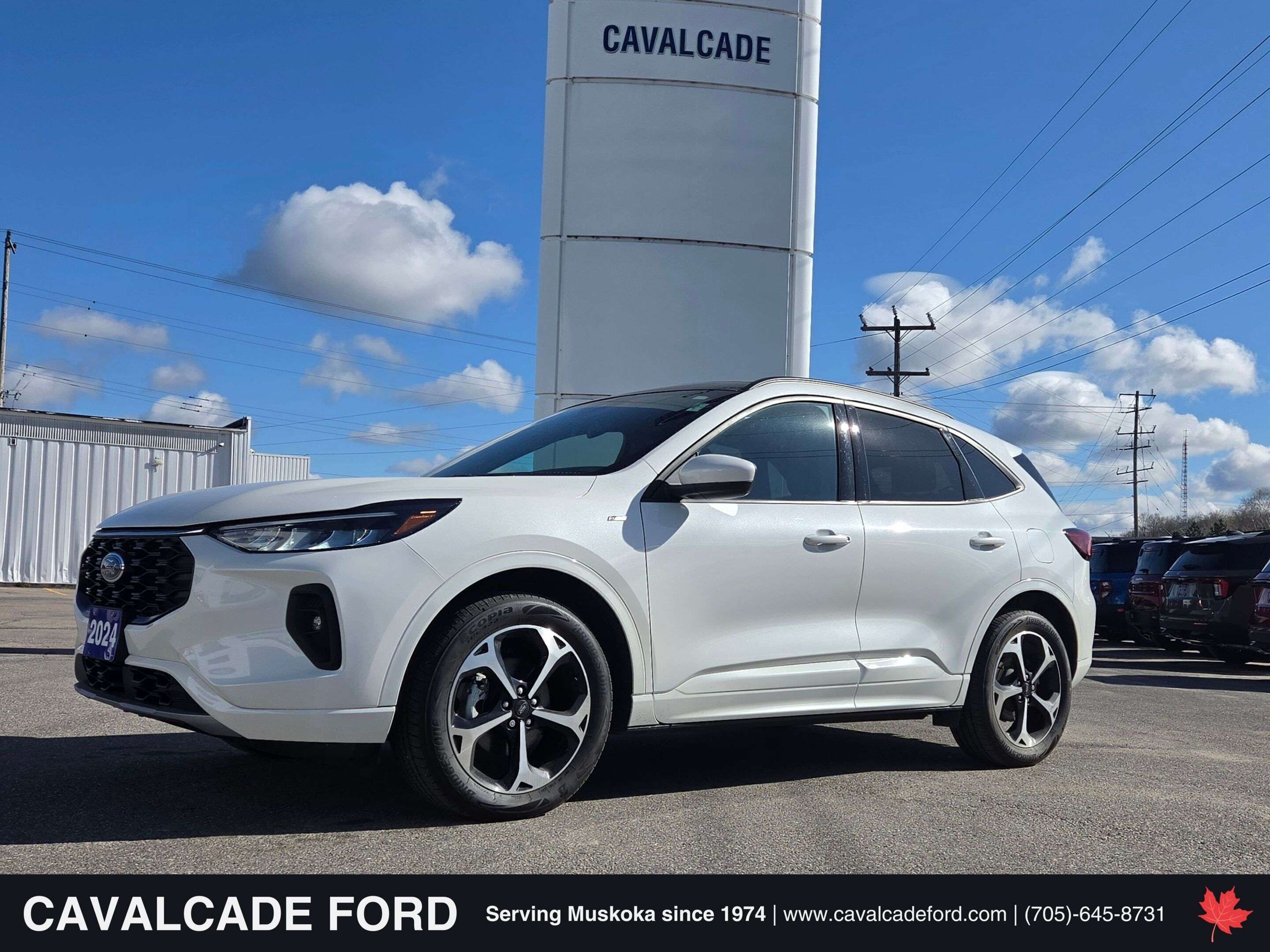 White 2024 Ford Escape SUV / Crossover All-Wheel Drive Automatic