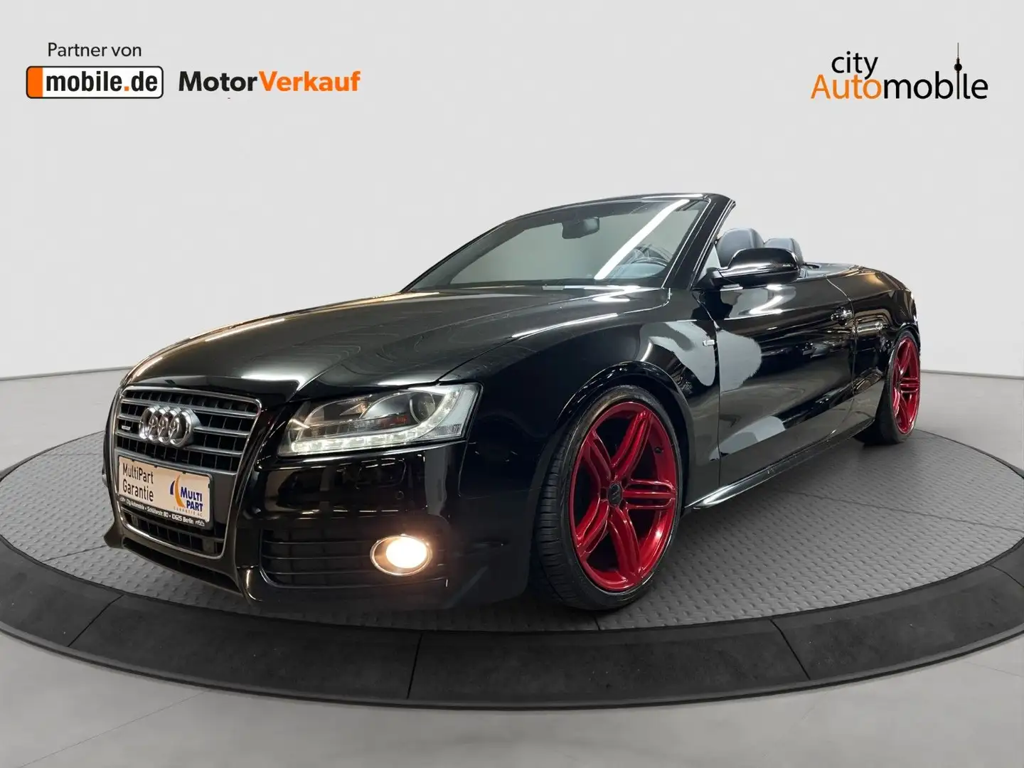 Audi A5 Cabriolet 2.0 TFSI quattro/S-Line/Xenon/Navi Schwarz - 2