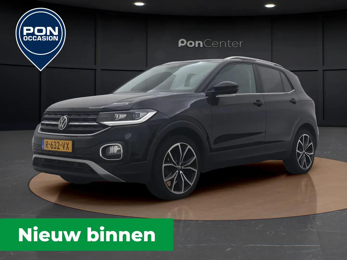 Volkswagen T-Cross 1.0 TSI Style | NIEUW BINNEN | Navigatie | Apple C Zwart - 1