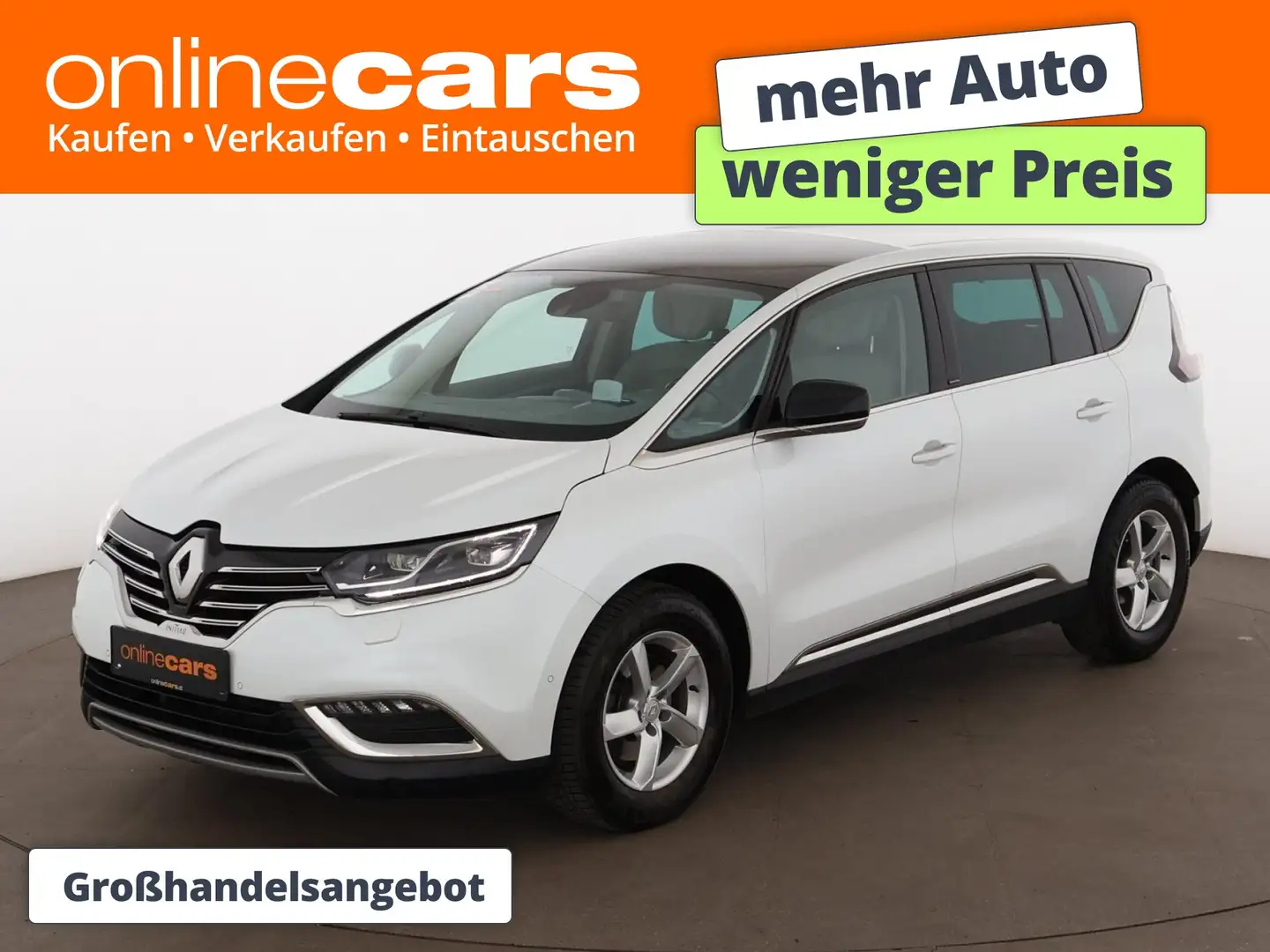 Renault Espace 1.6 DCi 160 Initiale Paris Aut LED SKY AHK Weiß - 1