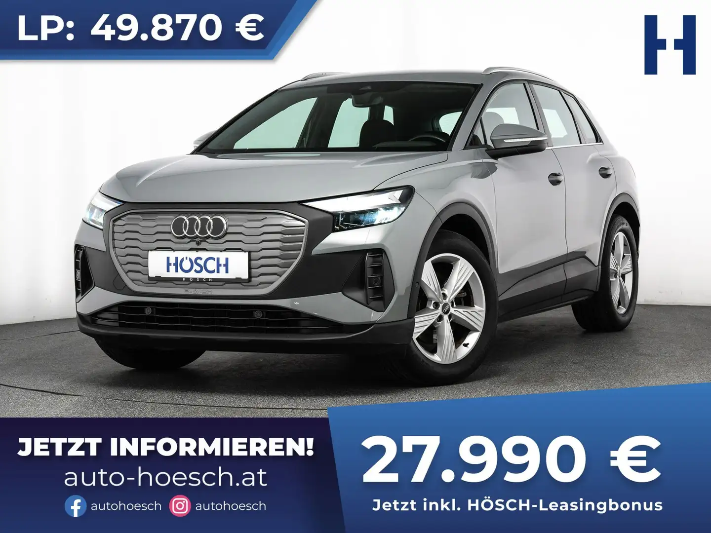 Audi Q4 e-tron 35 ASSISTENZ+ 19er KOMFORT R-KAM AKUSTIK Grau - 1
