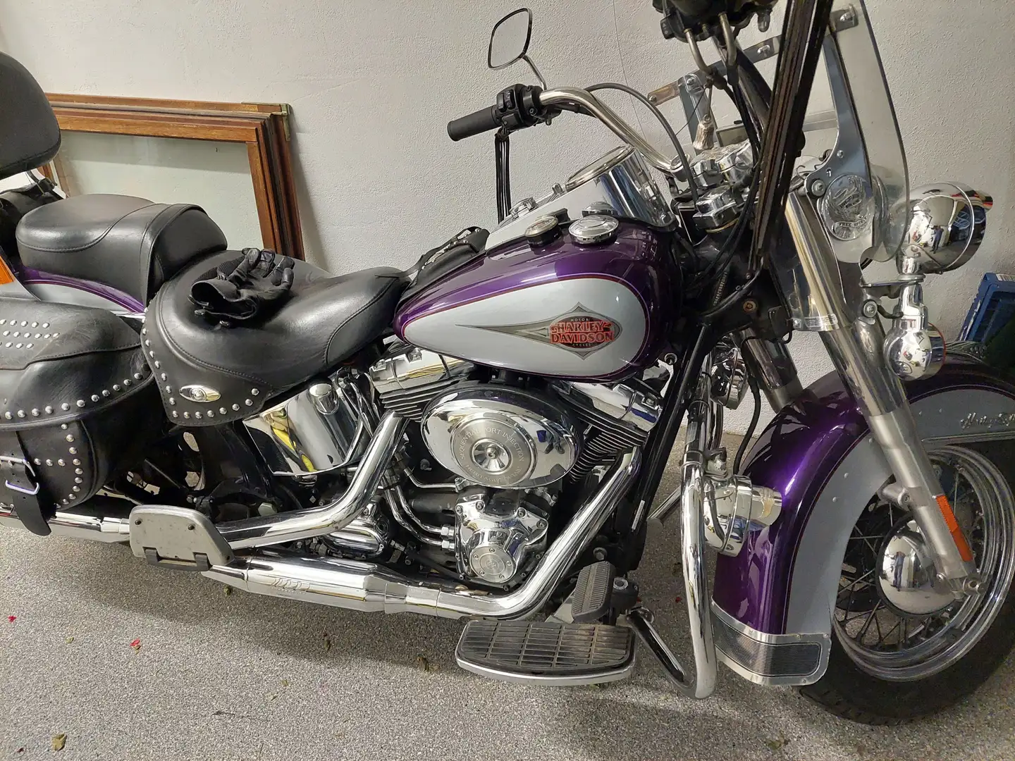 Harley-Davidson Heritage Softail Vollausstattung Violett - 1