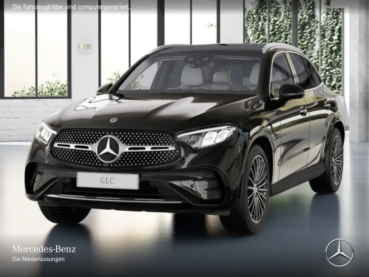 Mercedes-Benz GLC 450 d 4M AMG+PANO+360+AHK+LED+SITZKLIMA+9G Noir - 2