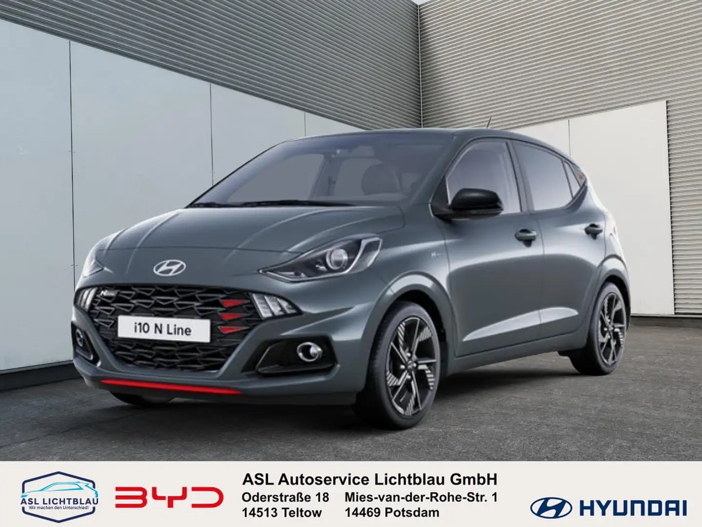 Hyundai i10 FL 1.0 T-GDI 5-MT 2WD N LINE 1.0 Grijs - 1