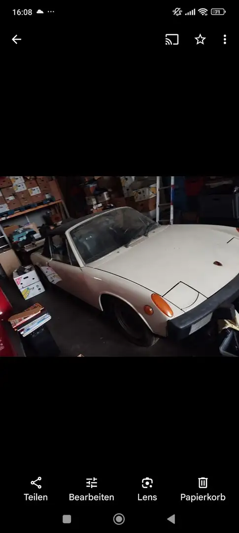 Porsche 914 Porsche 914 Targa Tausch gegen Käfer Weiß - 1