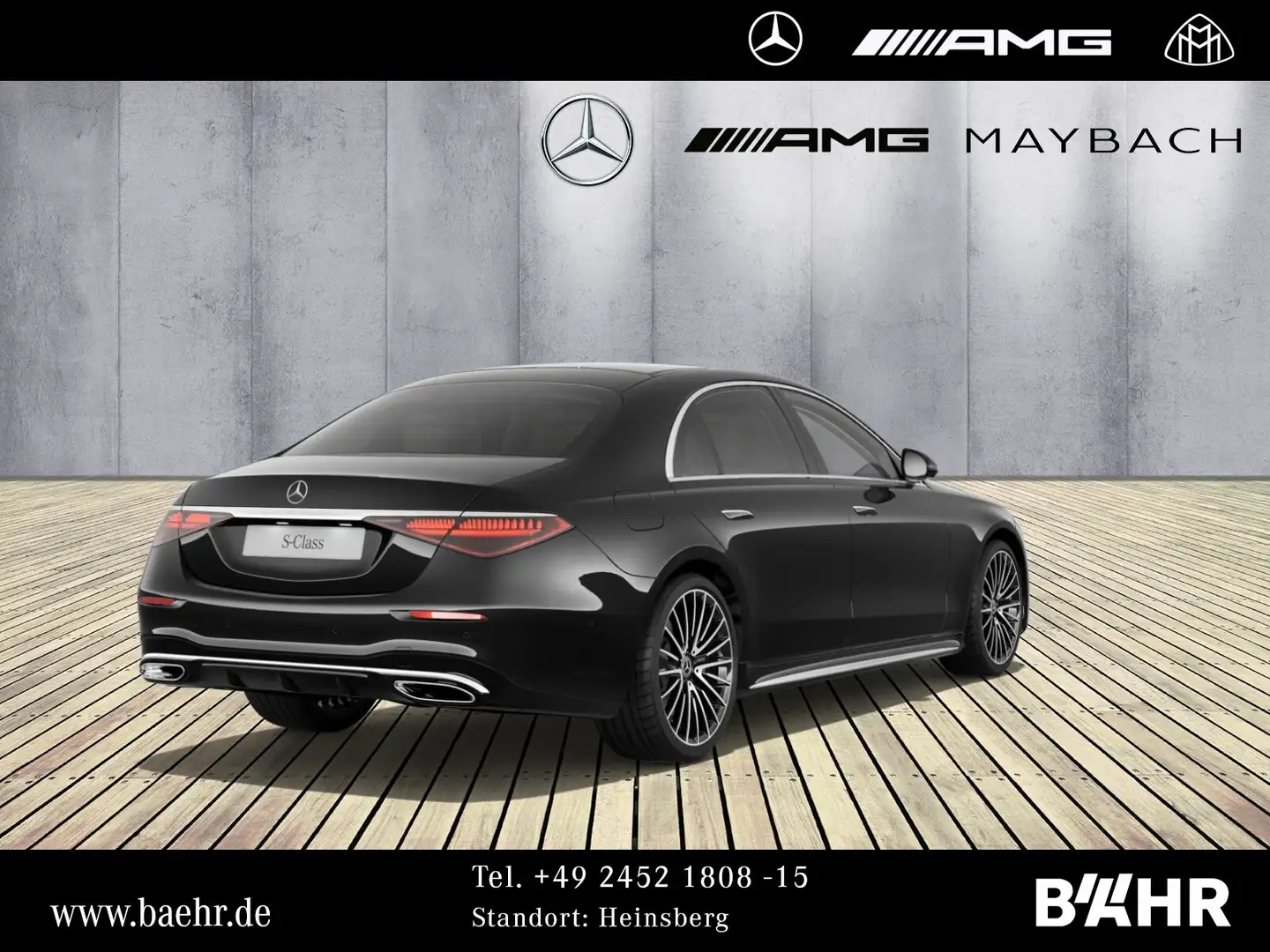 Mercedes-Benz S 580 S 580 4M lang AMG/Chauffeur/Burmester3D/Pano/360 Schwarz - 2