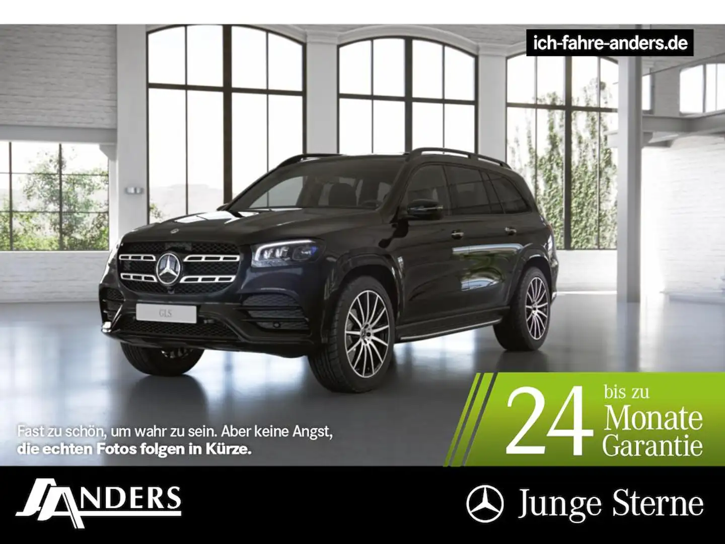 Mercedes-Benz GLS 400 d 4M AMG+AHK+AIR+Pano+Burm+Sitzkli+Distr Schwarz - 1