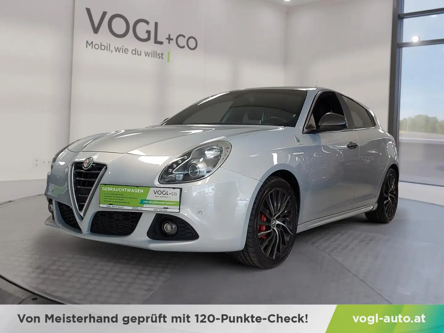 Alfa Romeo Giulietta Quadrifoglio Verde 1750 TBi TCT Silber - 1