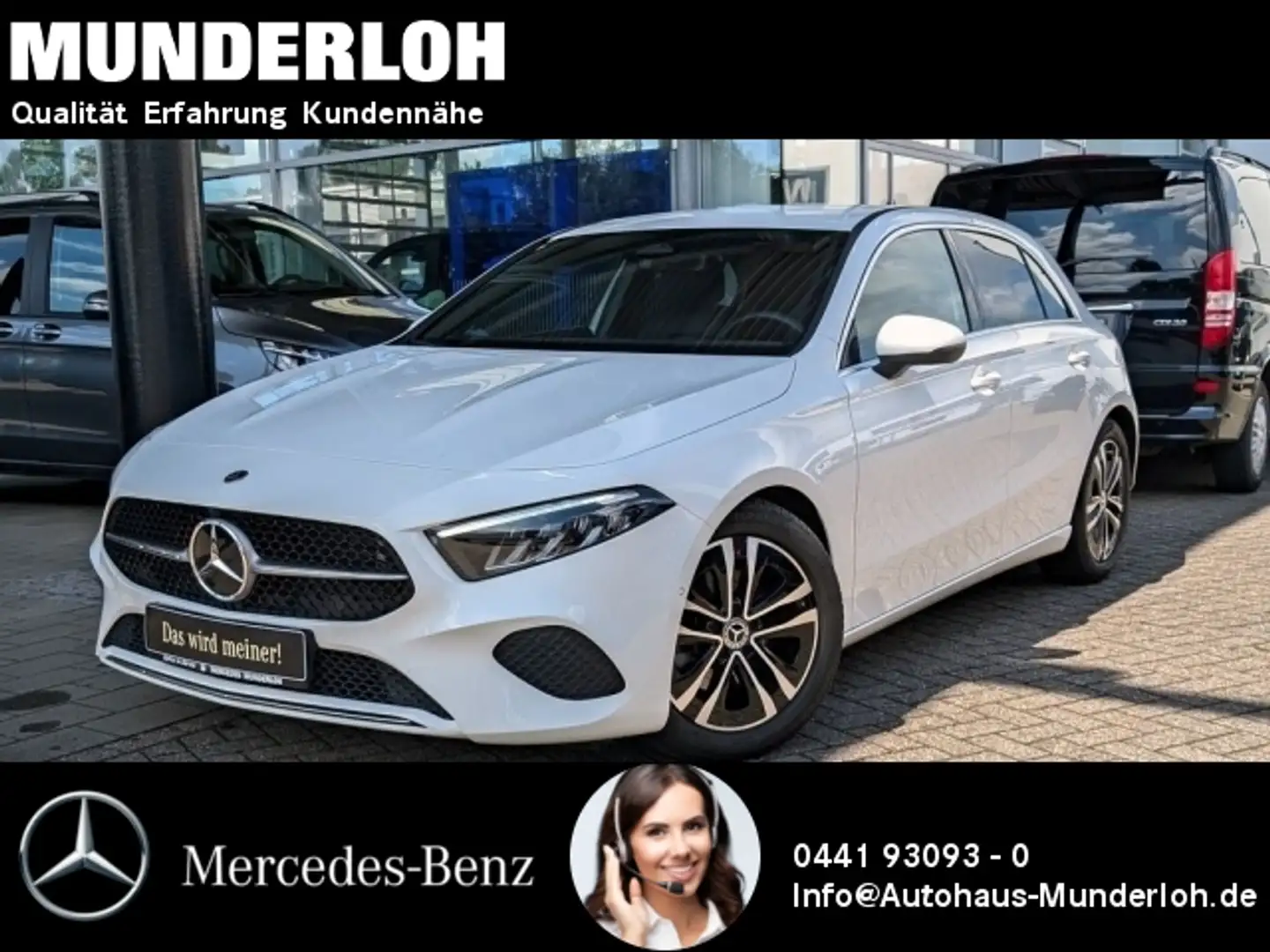 Mercedes-Benz A 180 Kompaktlimousine Progressive Line Kamera Weiß - 1