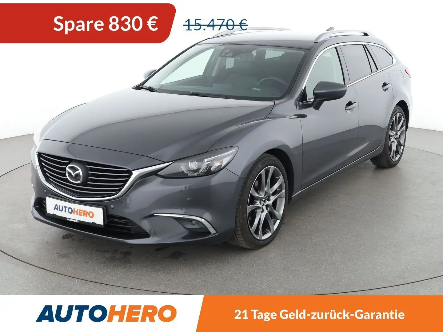 Mazda 6 2.2 Turbodiesel Sports-Line Aut.*NAVI*LED*CAM*SHZ* Grau - 1