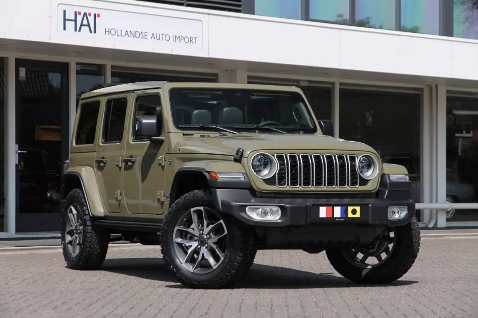 Jeep Wrangler Unlimited 4xe 380 Sahara I Sky One I 4 JAAR GARANT Vert - 1