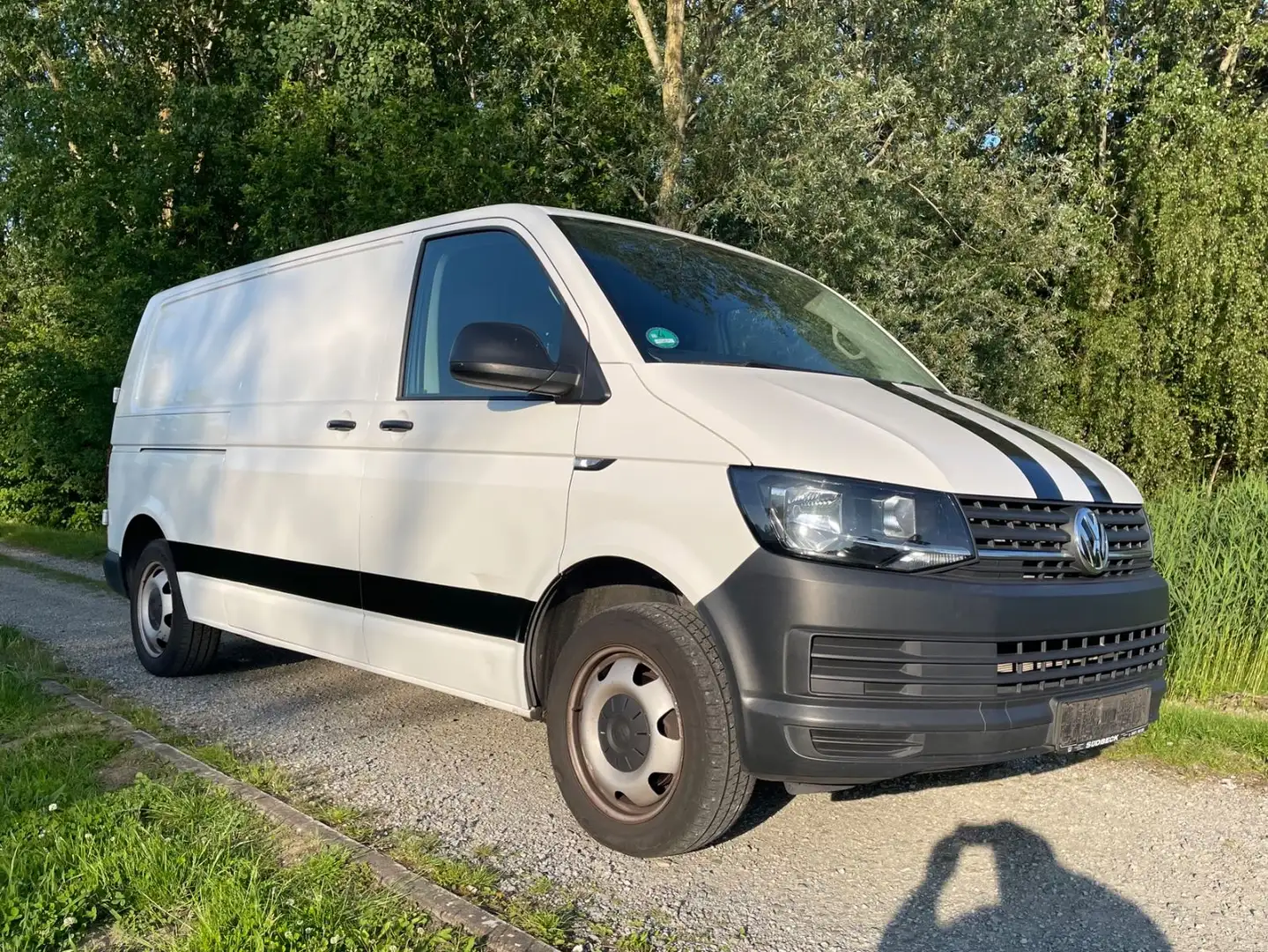 Volkswagen T6 Transporter Lang Kasten 2.0l TDI Tüv=Neu! VB Blanc - 1