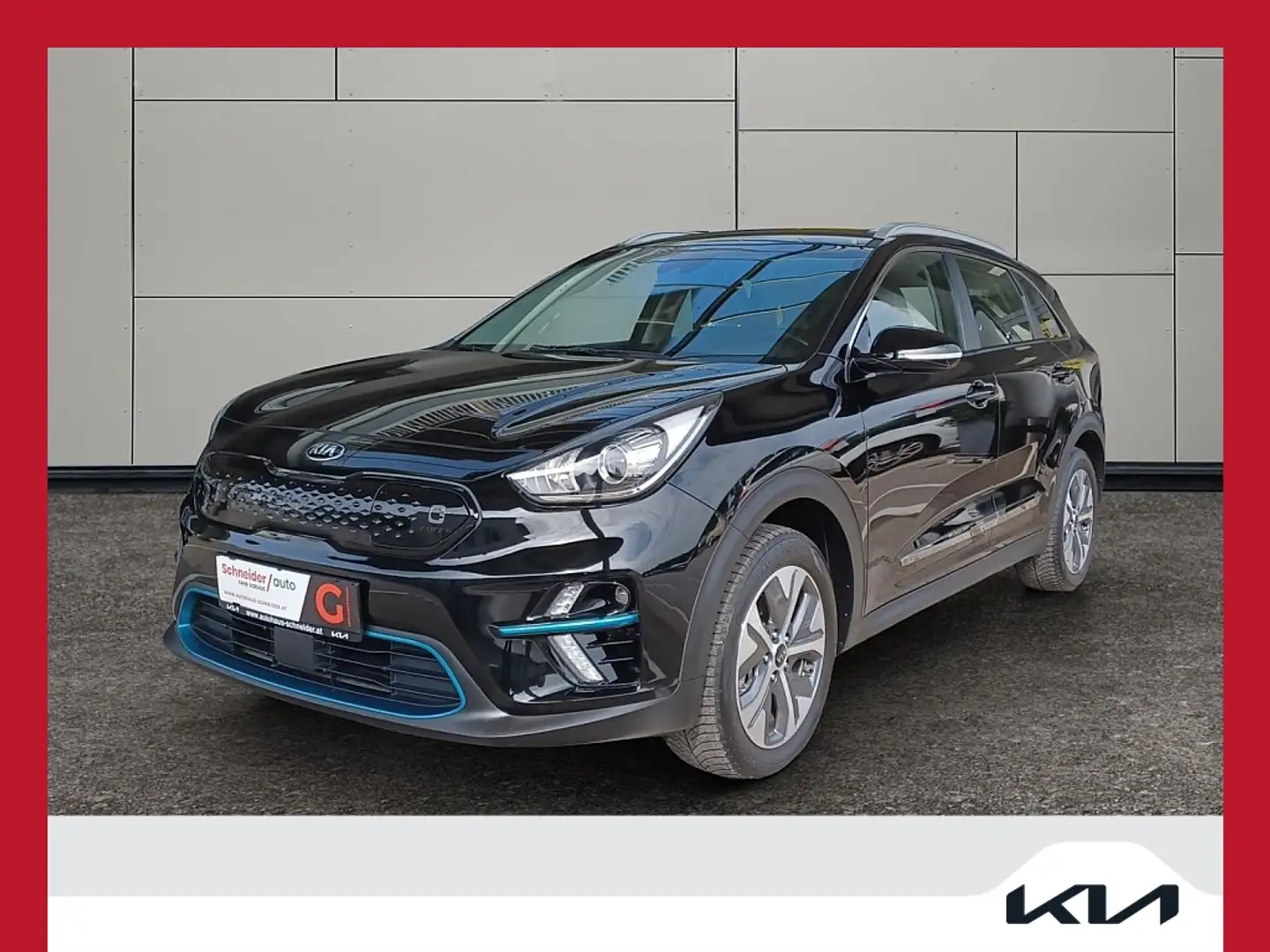 Kia e-Niro Niro EV 39,2kWh Silber Aut. SoH 100% Fekete - 1