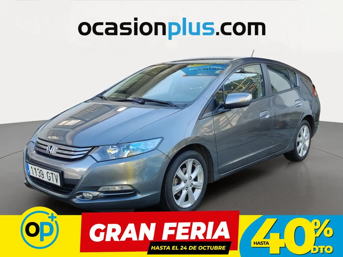 Honda Insight 1.3i-VTEC IMA Elegance Gris - 1