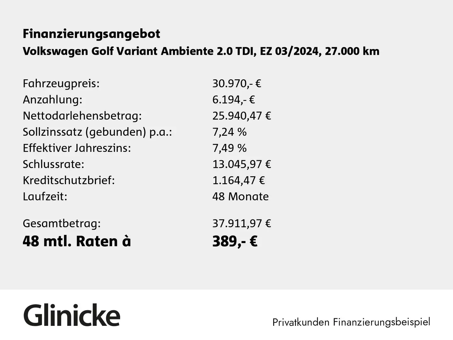 Volkswagen Golf Variant Golf VIII Variant 2.0 TDI DSG Navi Klima DAB+ LE Grau - 2