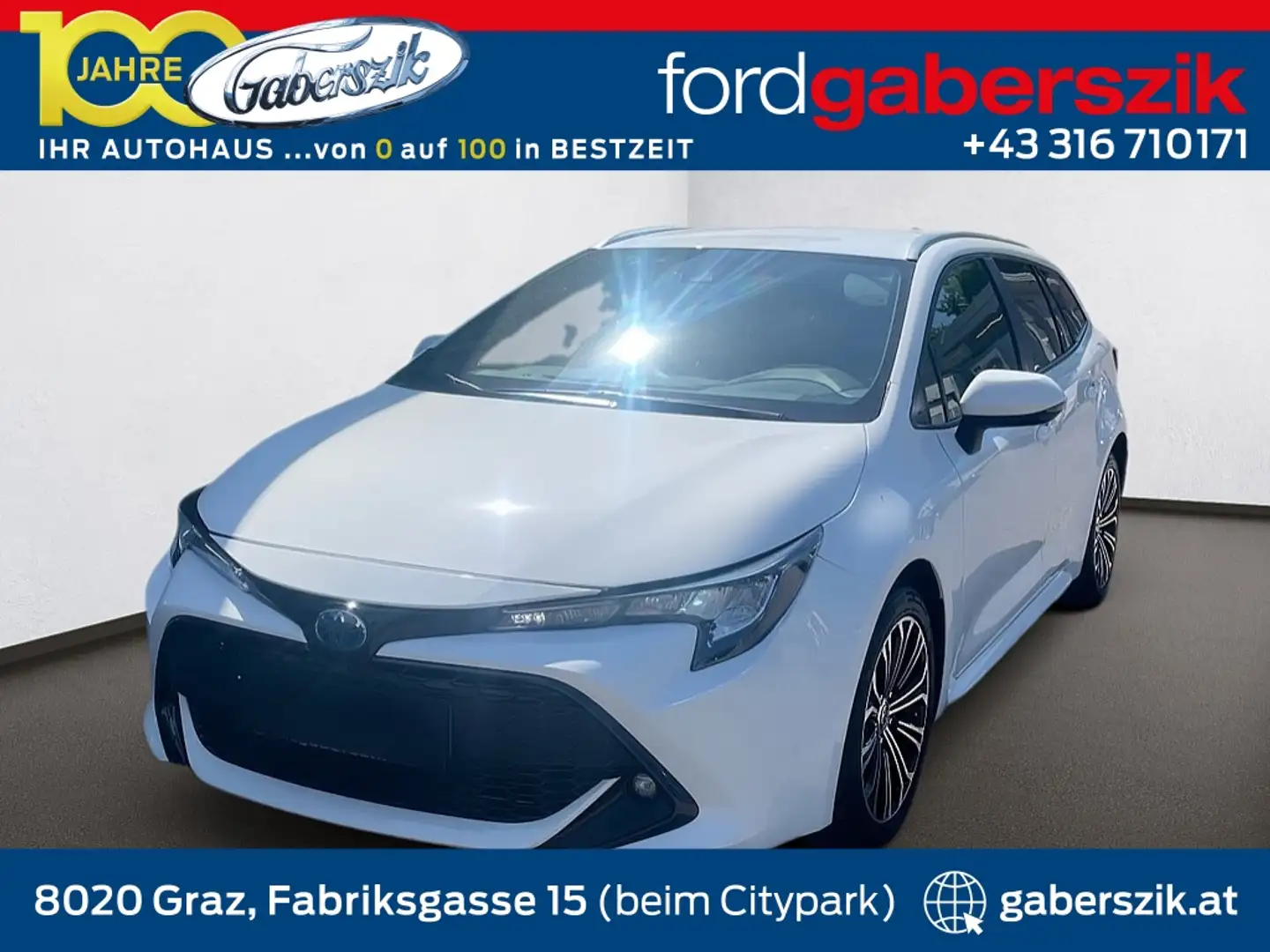 Toyota Corolla Kombi 1,8 Hybrid Active Drive Weiß - 1