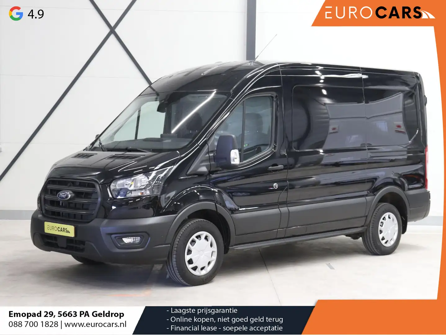 Ford Transit 130pk L2H2 Automaat Trekhaak Airco 360°Camera DAB+ Noir - 1