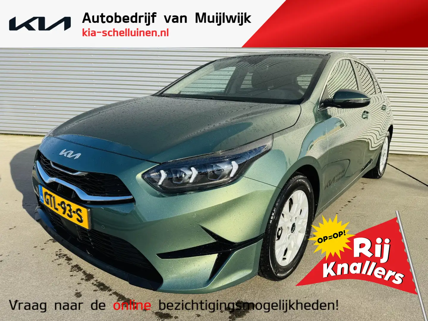 Kia Ceed / cee'd 1.0 T-GDi DynamicPlusLine Demo auto ! Kmstand kan Groen - 1