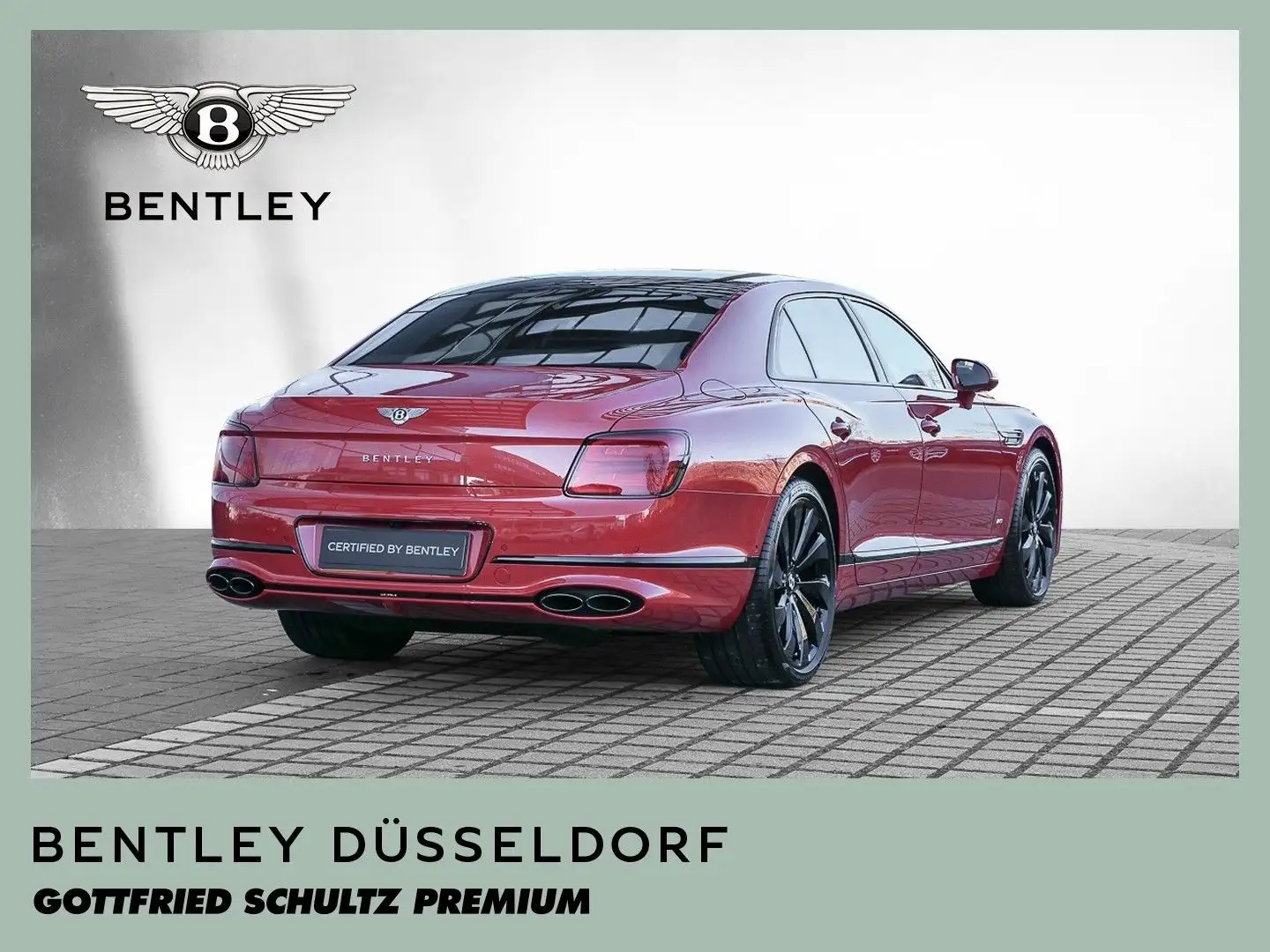 Bentley Flying Spur V8 // BENTLEY DÜSSELDORF Червоний - 2